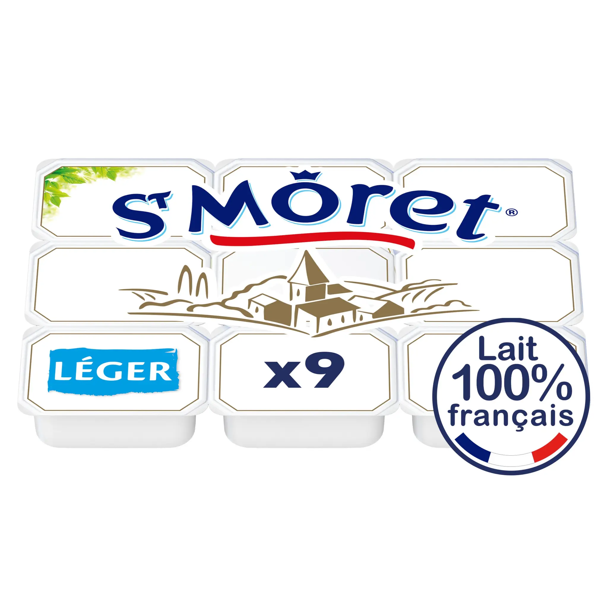 ST MORET Fromage à tartiner allégé en portion