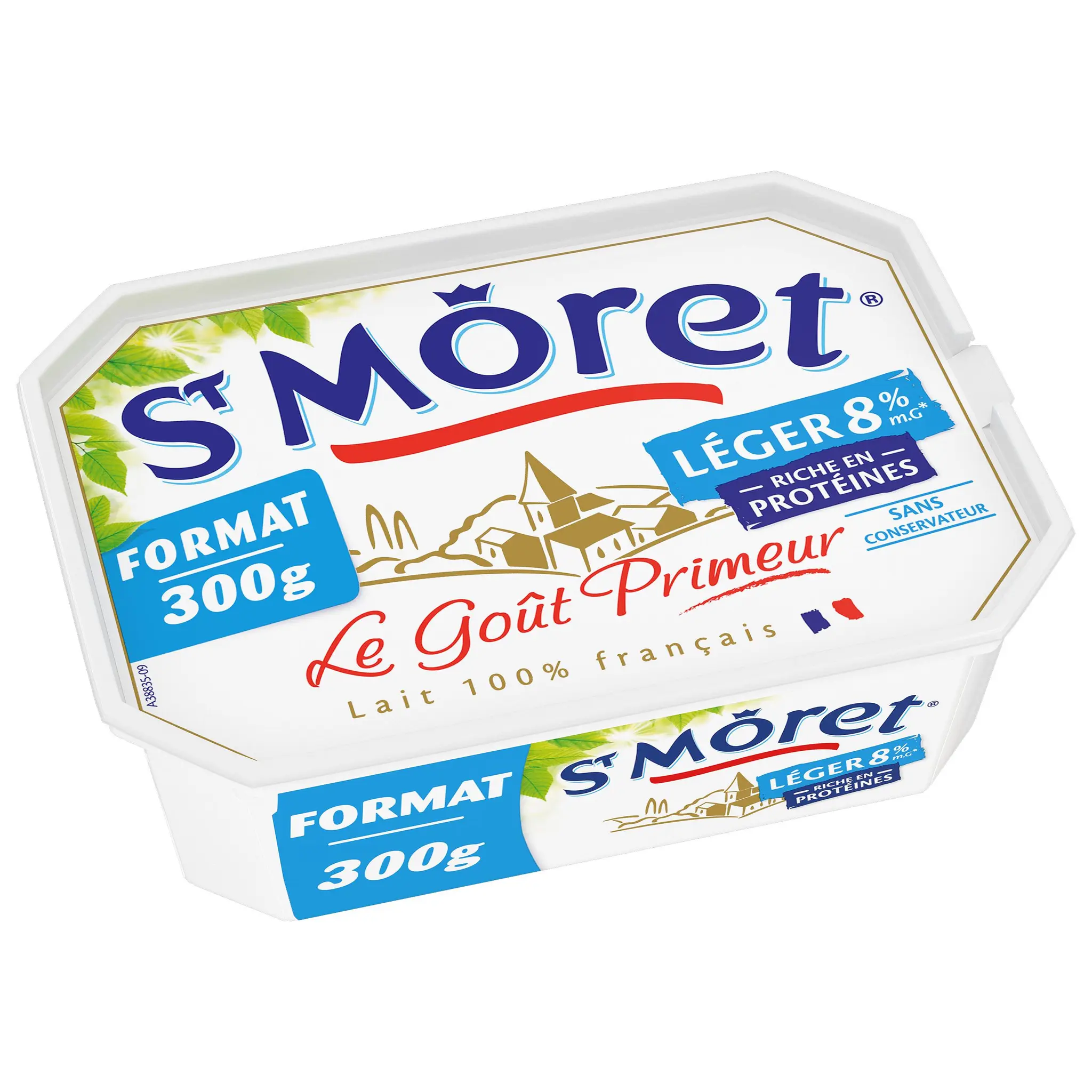 ST MORET Fromage à tartiner léger 8% MG
