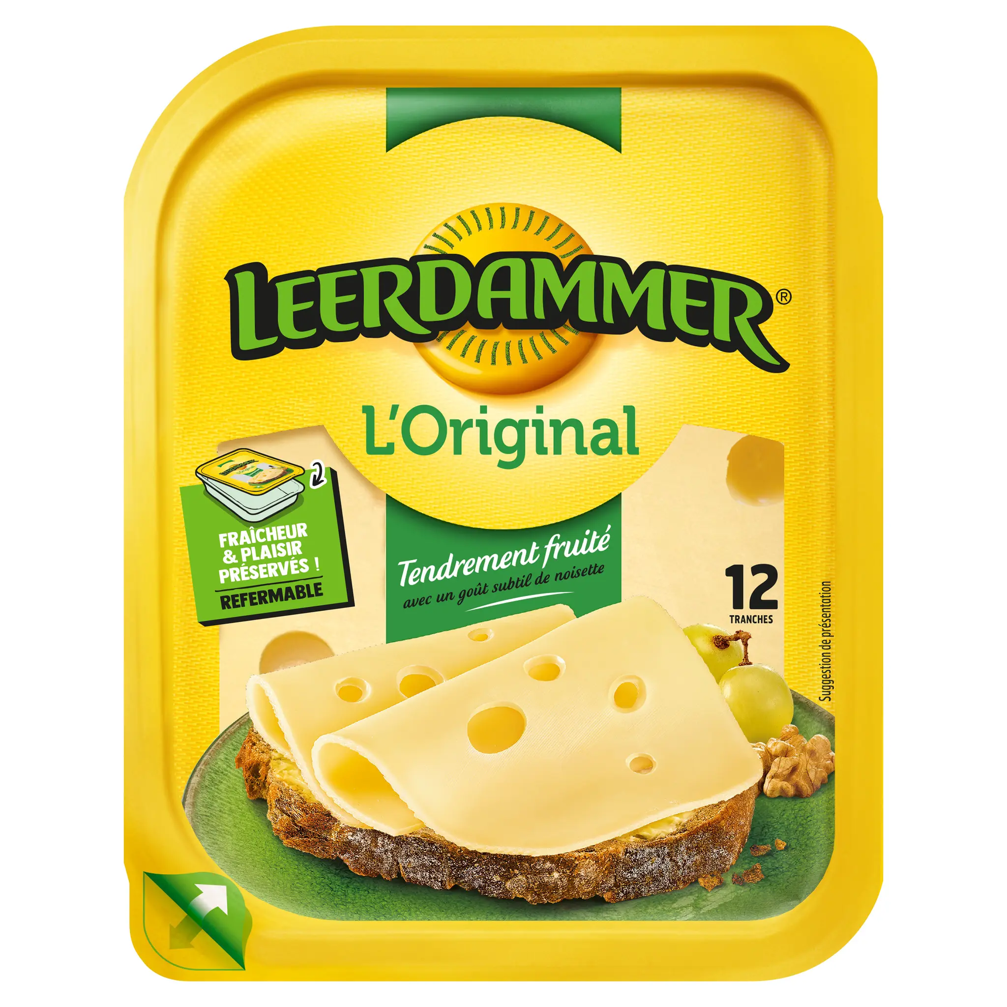 LEERDAMMER Fromage nature en tranche