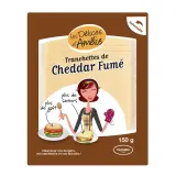 LES DELICES D'AMELIE Cheddar fumé en tranches pour burgers et croque-monsieur