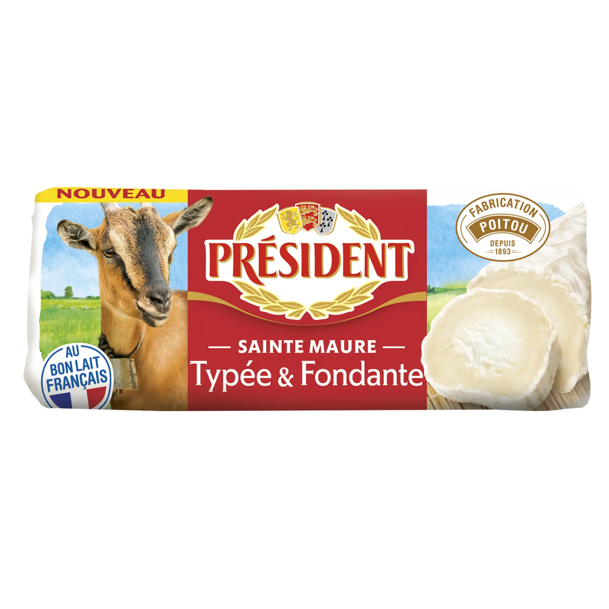 PRESIDENT Buche de chèvre Sainte Maure