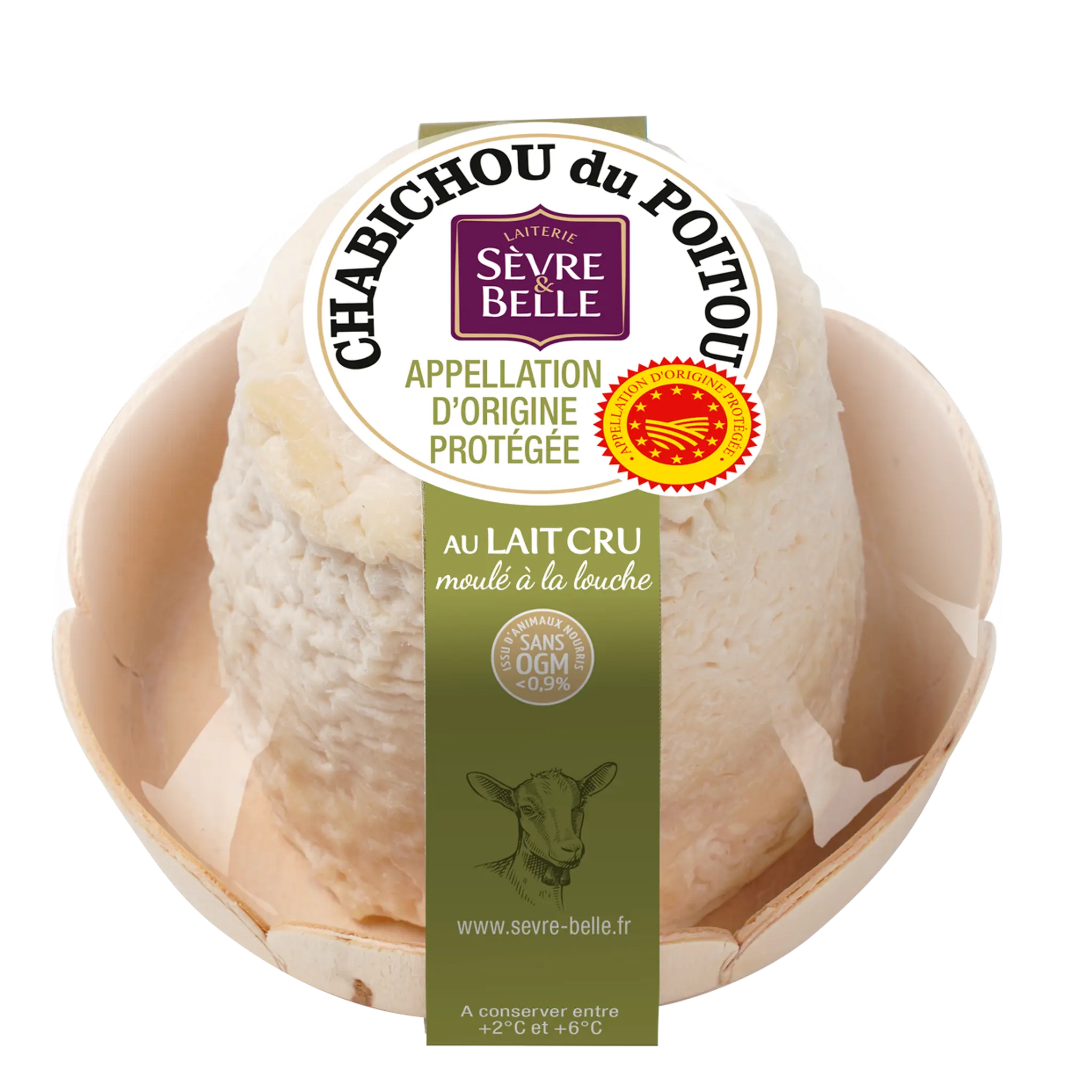 LAITERIE SEVRE & BELLE Chabichou du Poitou AOP au lait cru moulé à la louche