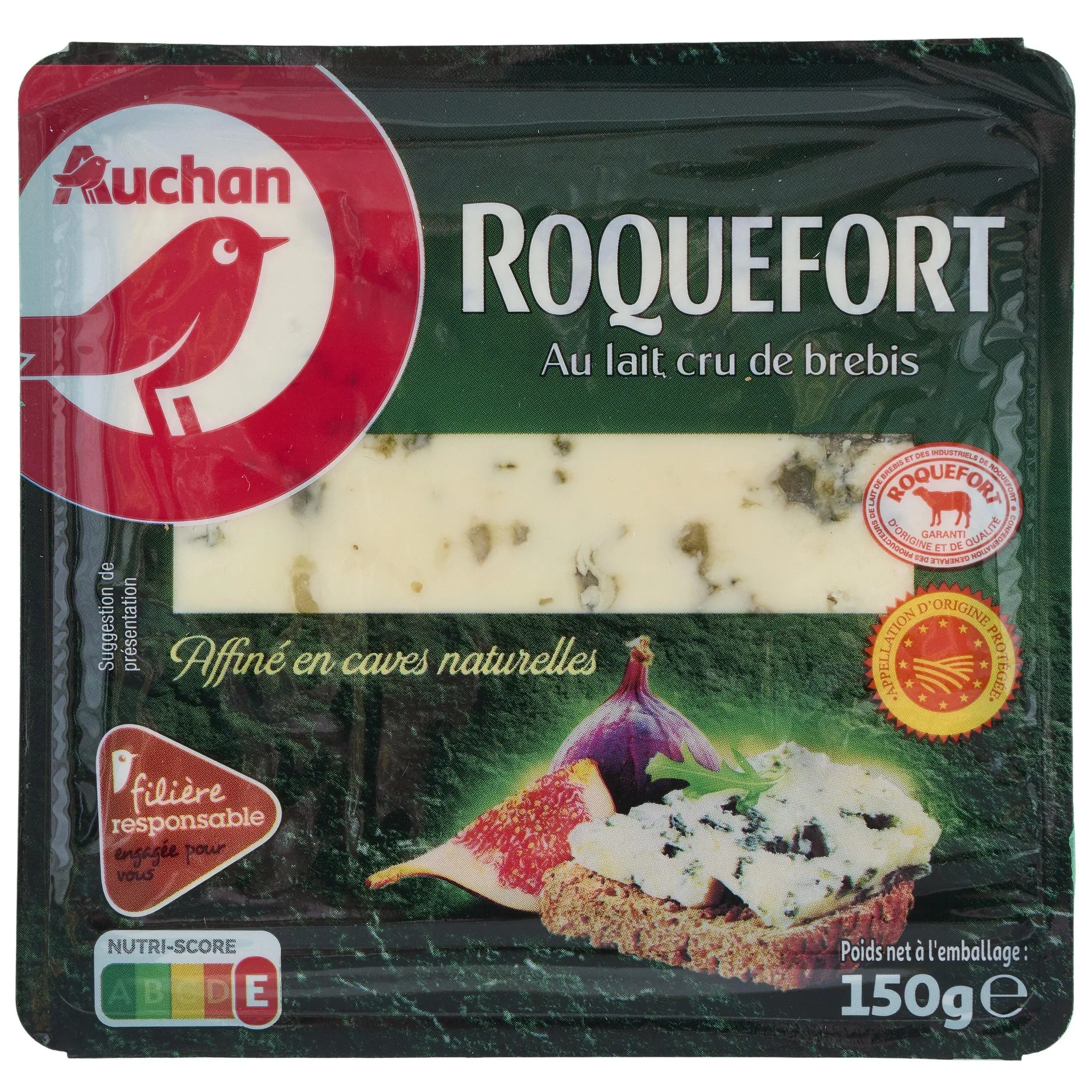 AUCHAN CULTIVONS LE BON Roquefort AOP