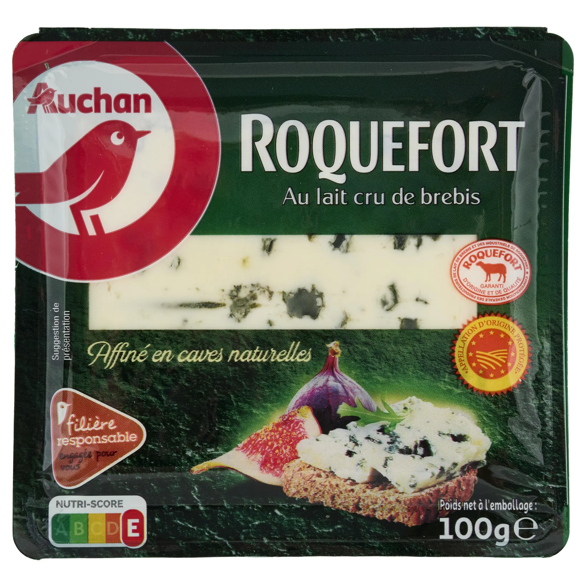 AUCHAN CULTIVONS LE BON Roquefort AOP