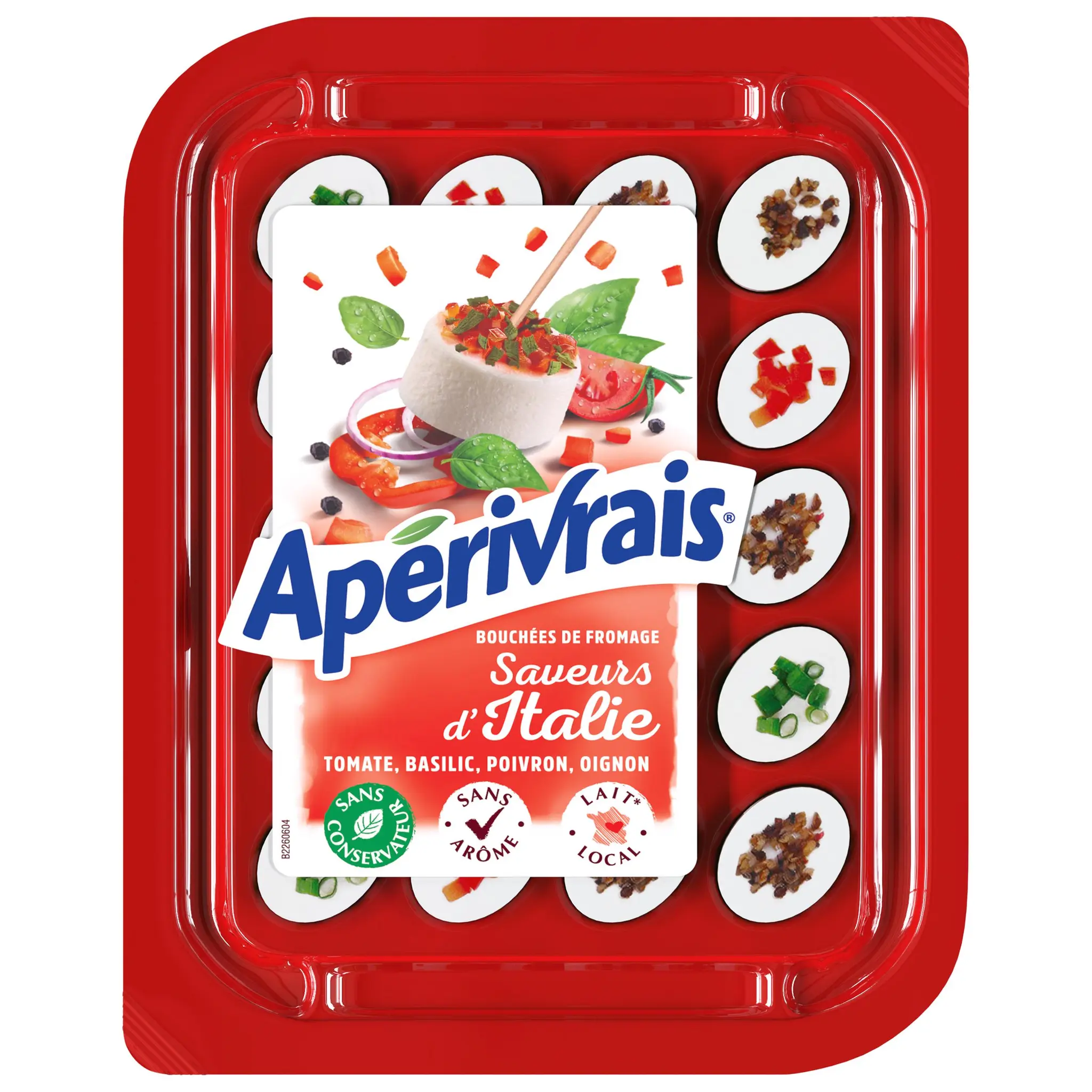 APERIVRAIS Fromage apéritif saveurs d'Italie