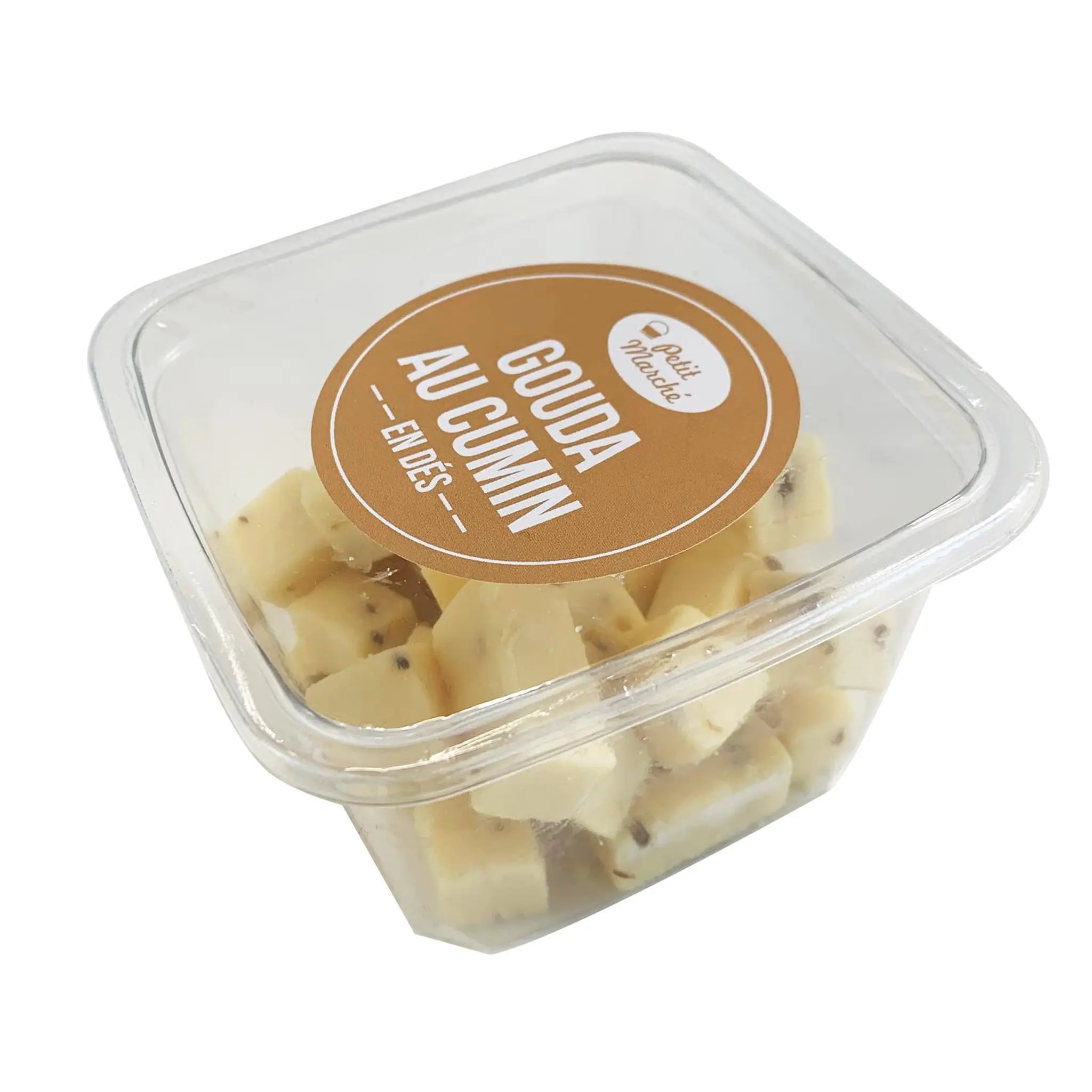 PETIT MARCHE Dés apéritifs gouda au cumin
