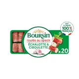 BOURSIN Apéritif roulés au speck échalote & ciboulette