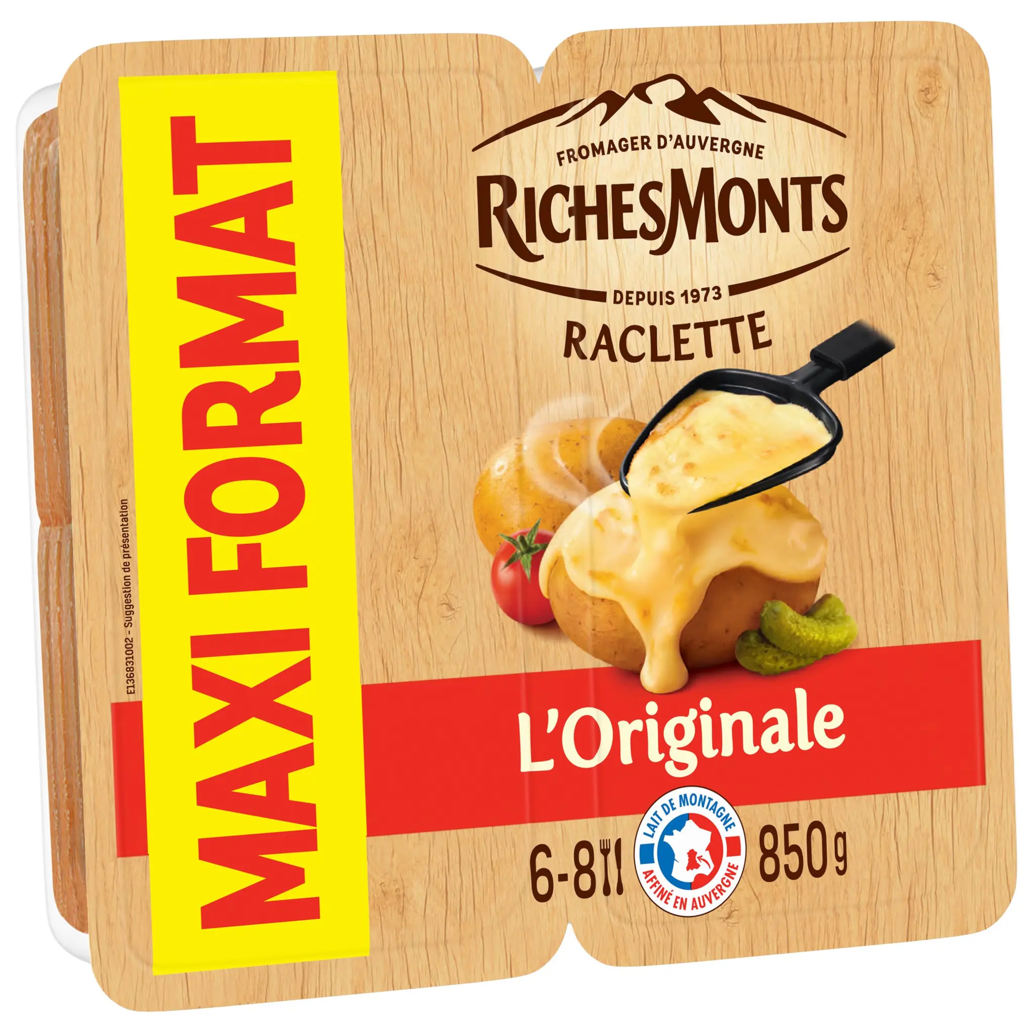 RICHESMONTS Fromage à raclette classique