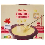 AUCHAN Fondue 3 fromages