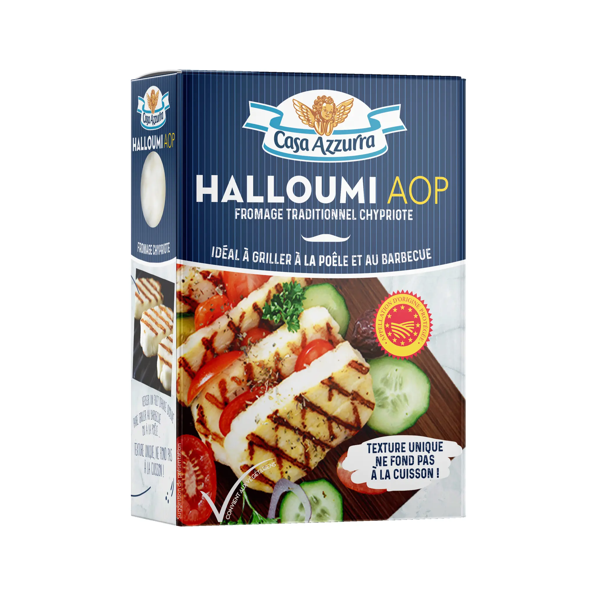 CASA AZZURRA Halloumi fromage traditionnel Chypriote