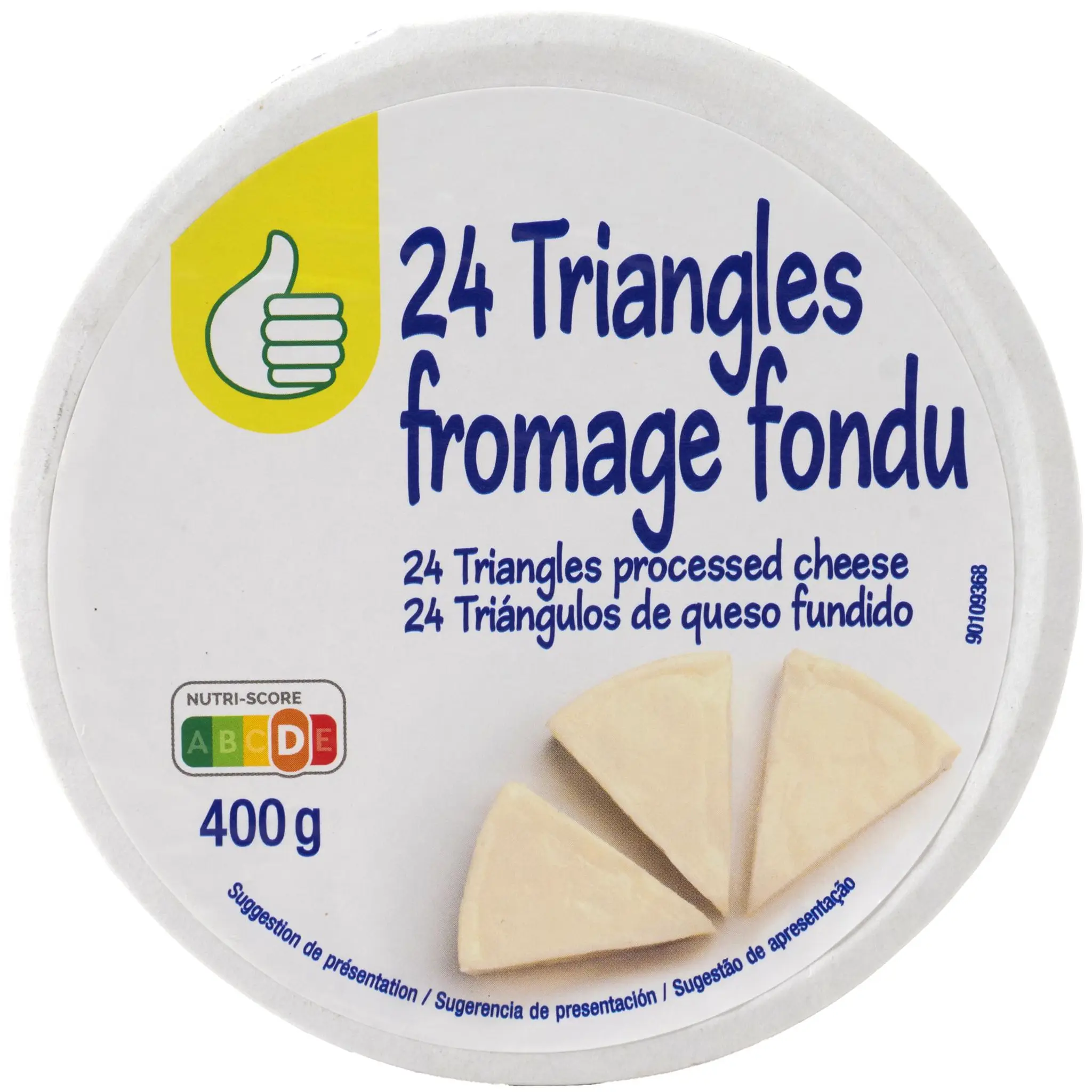POUCE Triangles fromage fondu