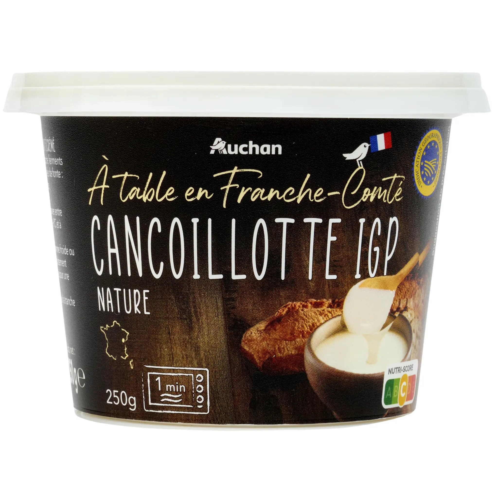 AUCHAN TERROIR Cancoillotte nature
