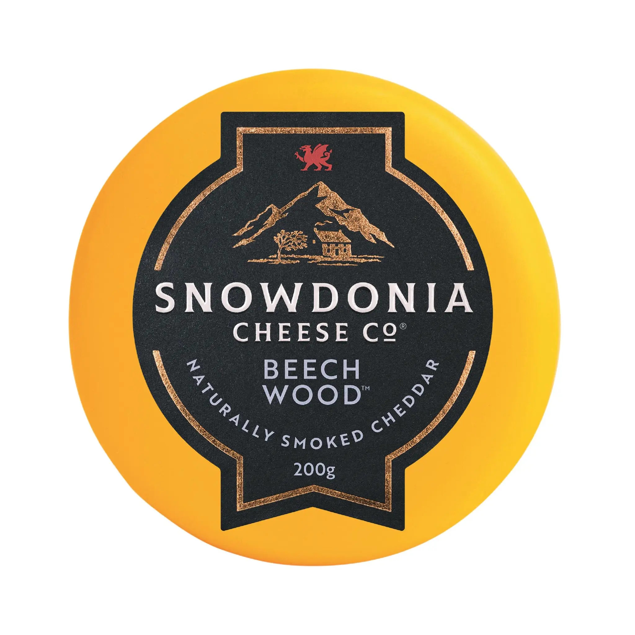 SNOWDONIA CHEESE Fromage cheddar fumé au bois de hêtre
