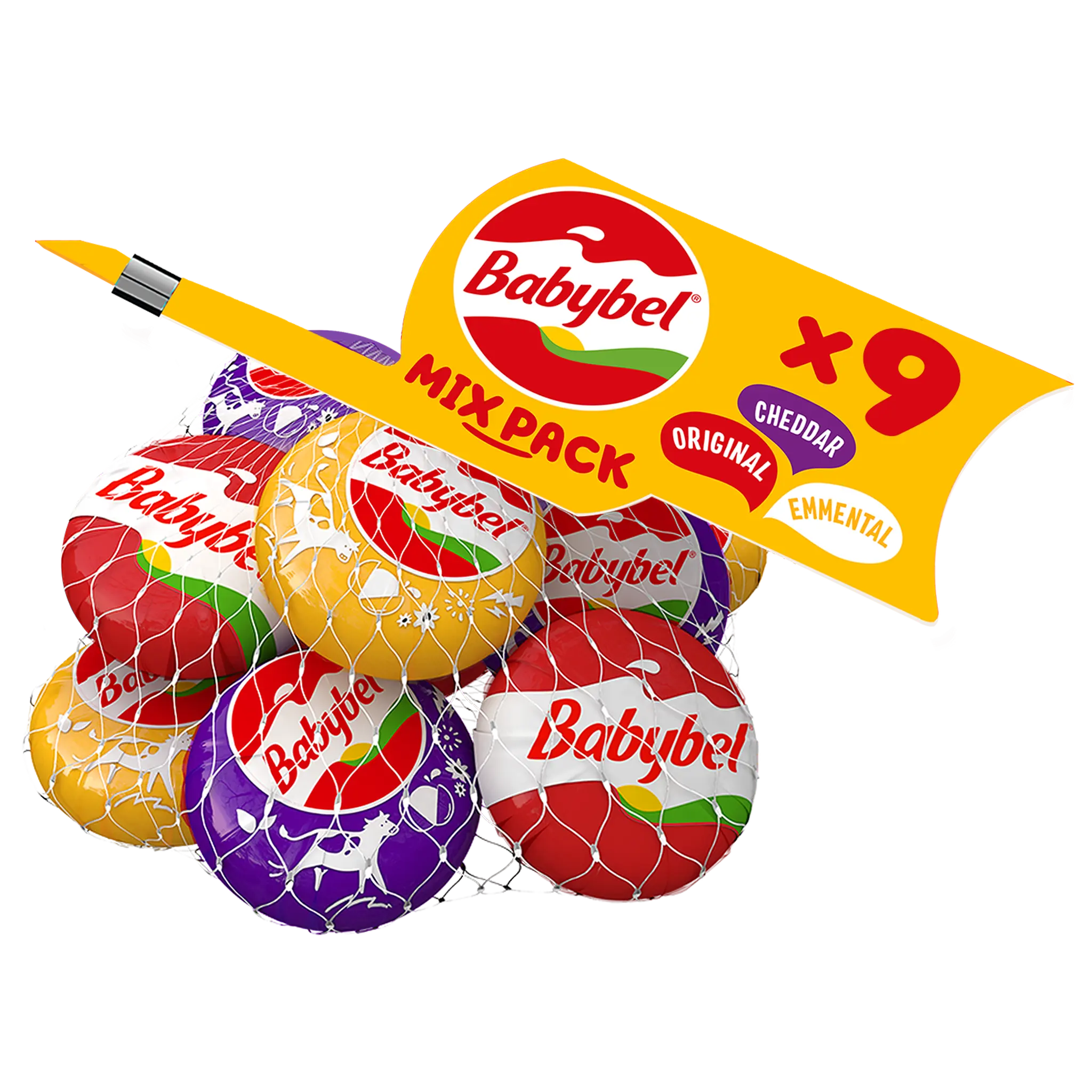 MINI BABYBEL Mini fromage fondu saveur cheddar et emmental