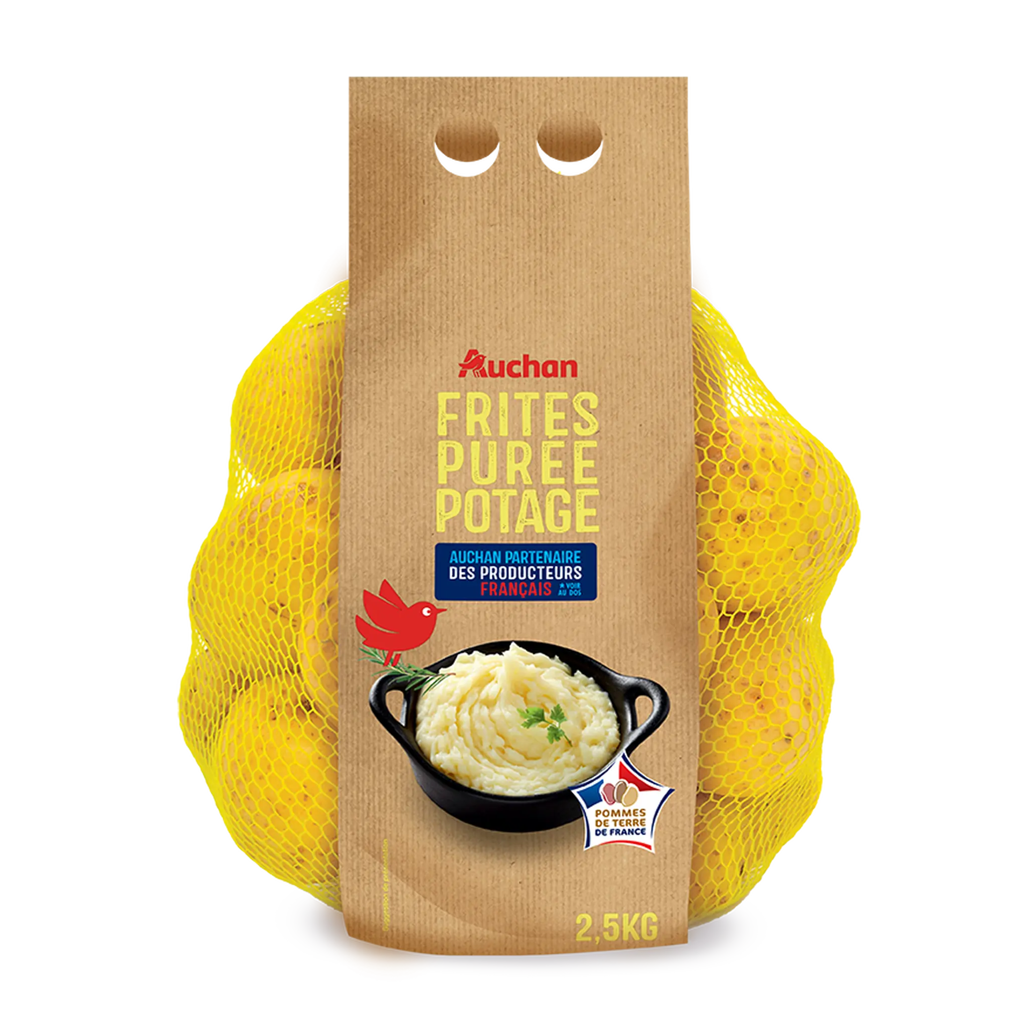 AUCHAN Pommes de terre de consommation frites purée potage