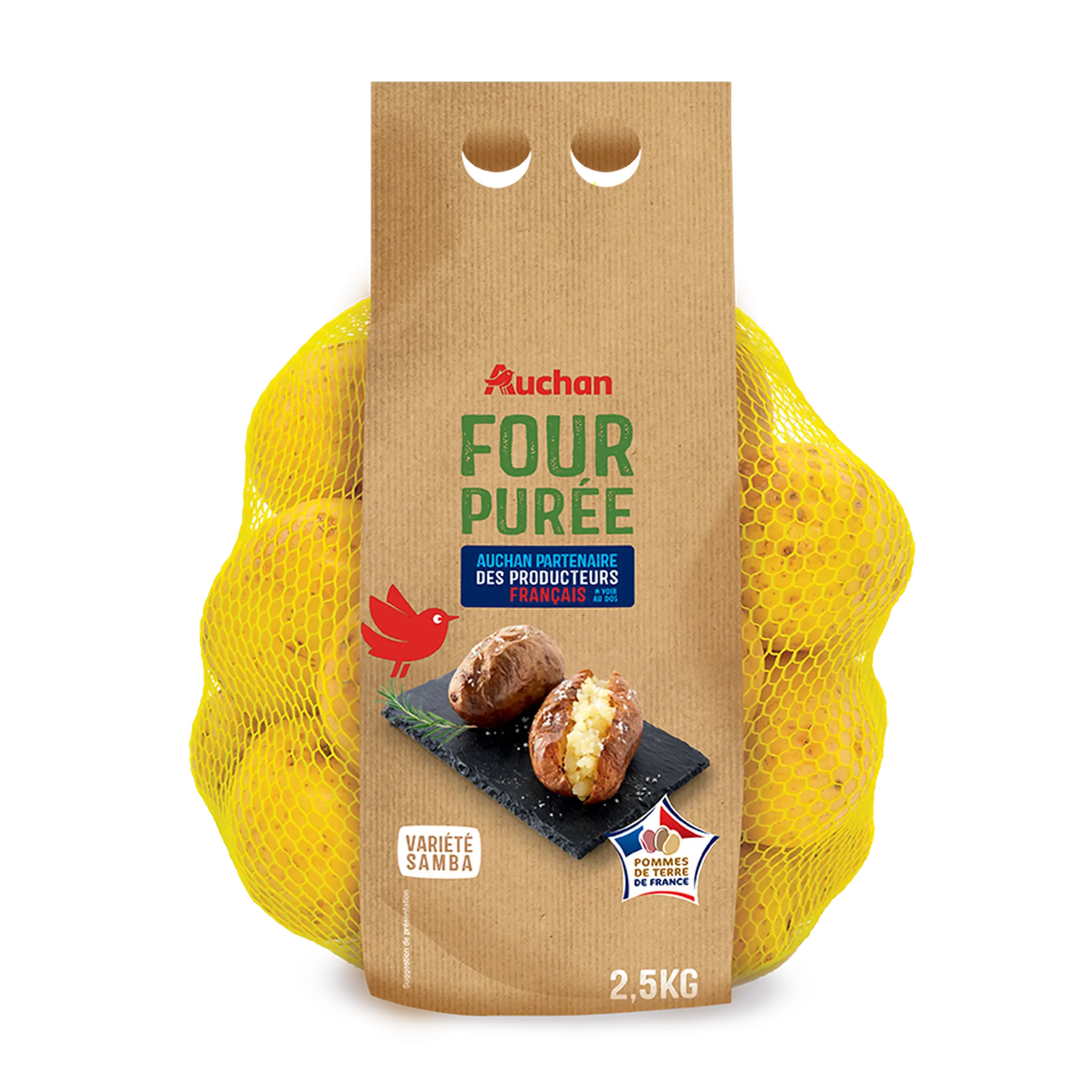AUCHAN CULTIVONS LE BON Pommes de terre four et purée