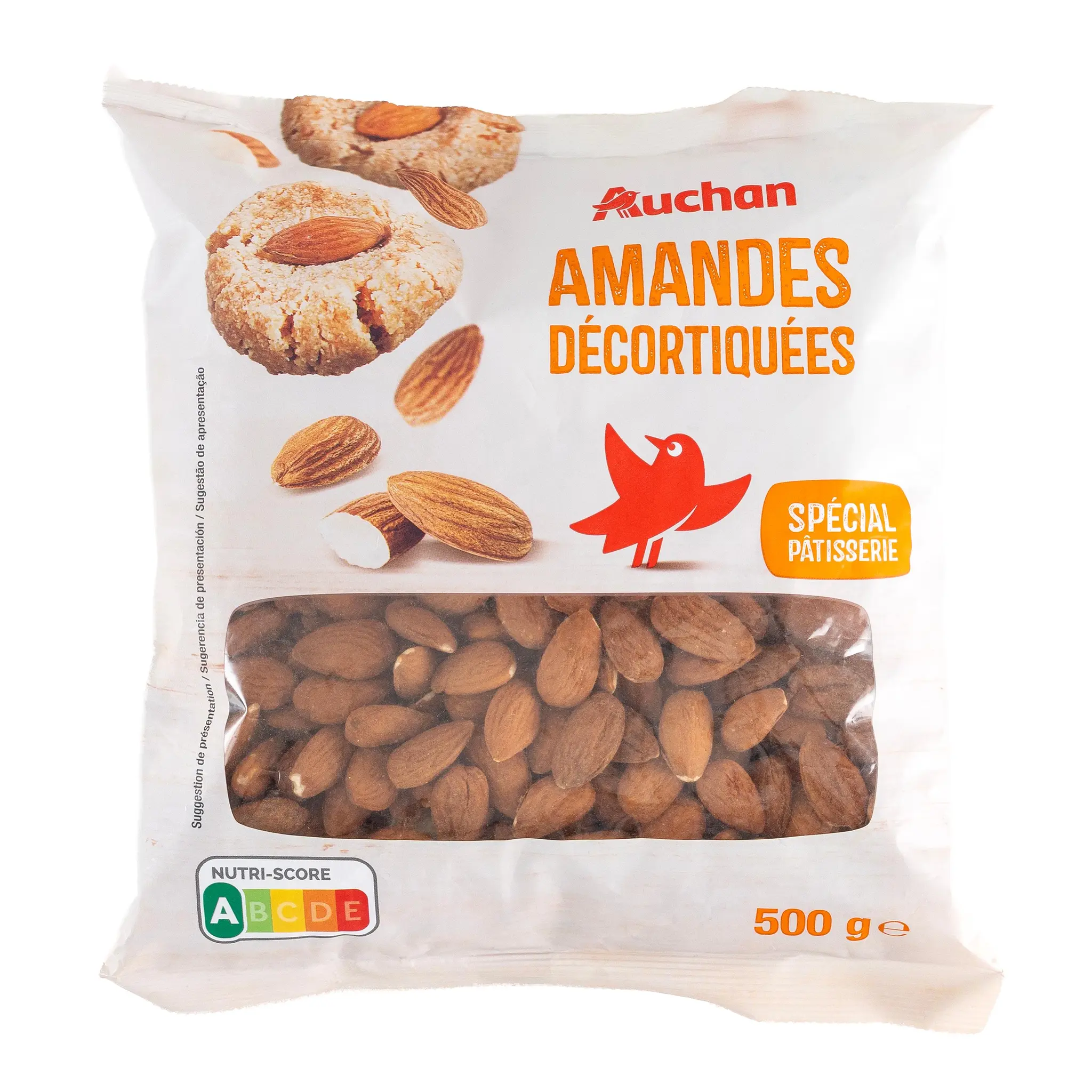 AUCHAN Amandes décortiquées spécial pâtisserie