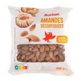 AUCHAN Amandes décortiquées spécial pâtisserie