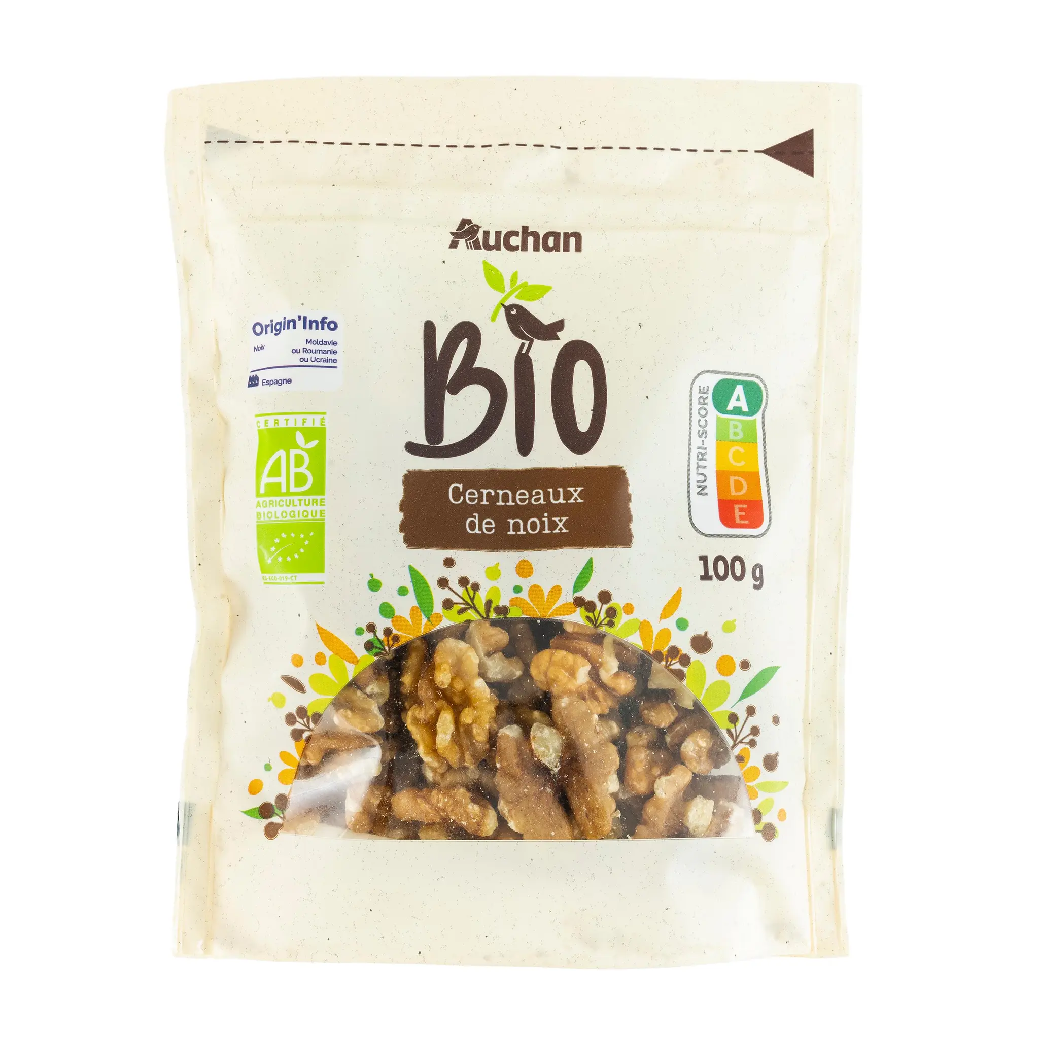 AUCHAN BIO Cerneaux de noix