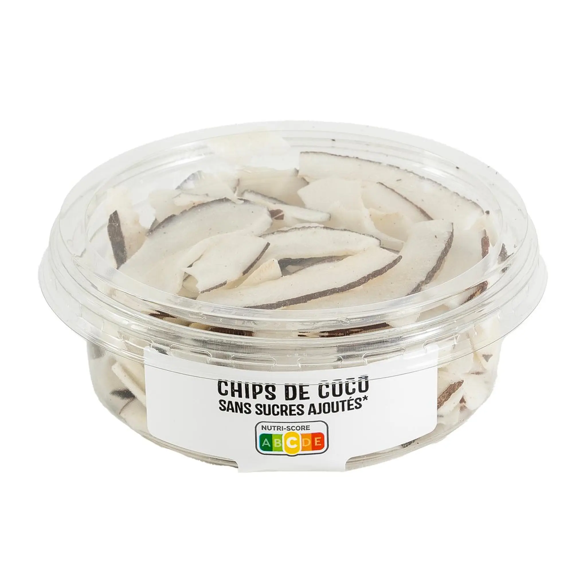 AUCHAN Chips de coco sans sucres ajoutés