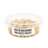 AUCHAN Noix de macadamia grillées et salées en barquette