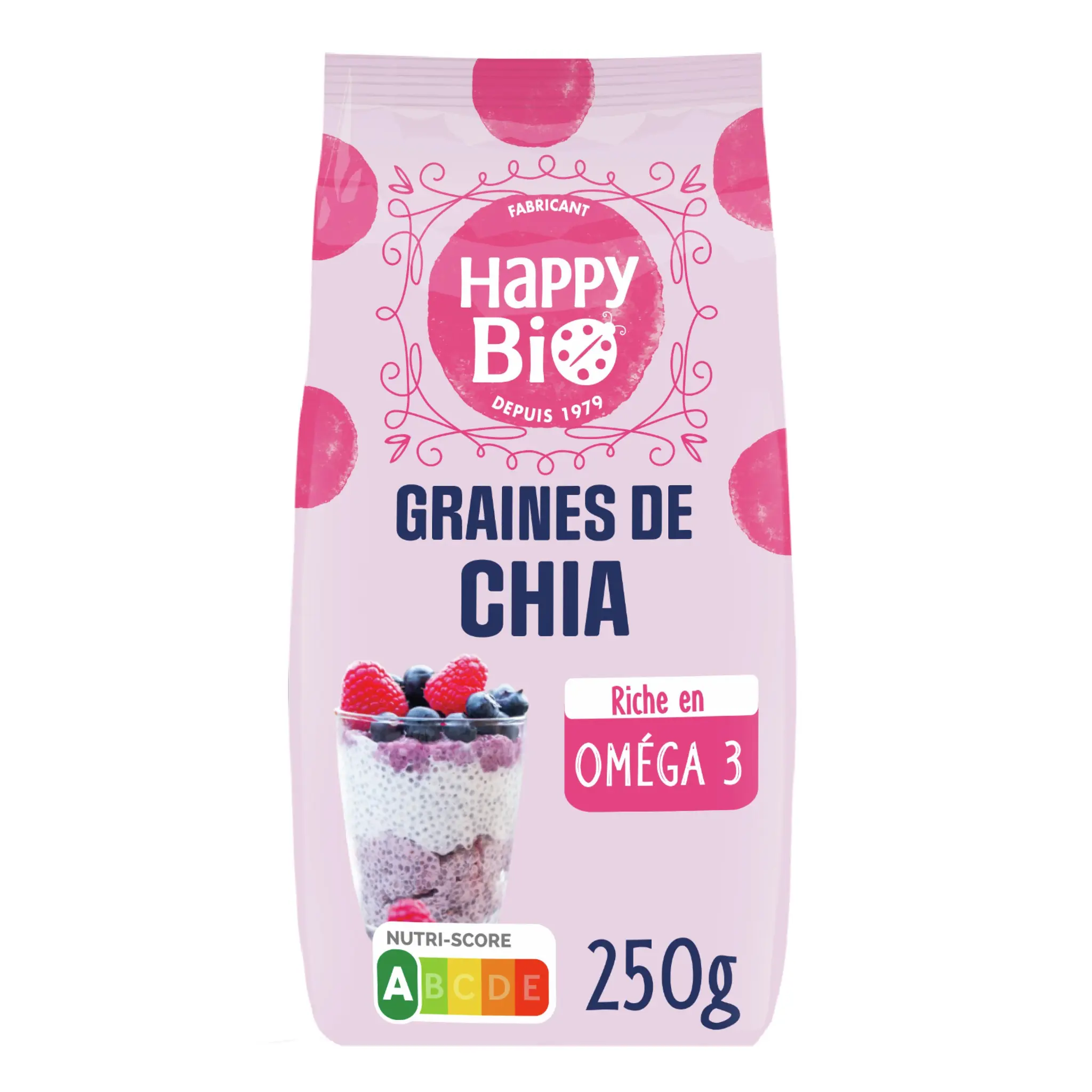 HAPPY BIO Graines de chia