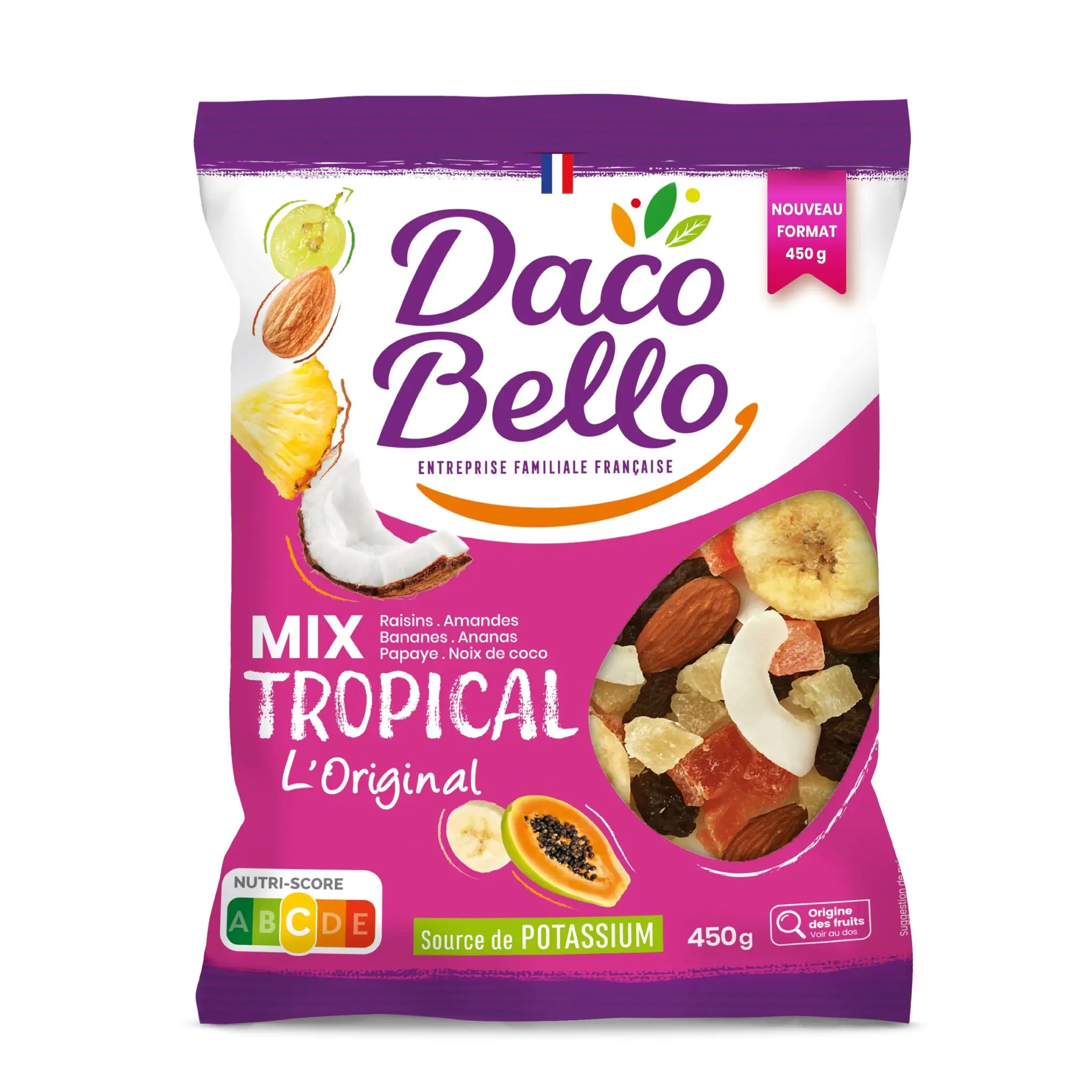 DACO BELLO Fruits secs Mix tropical l'original