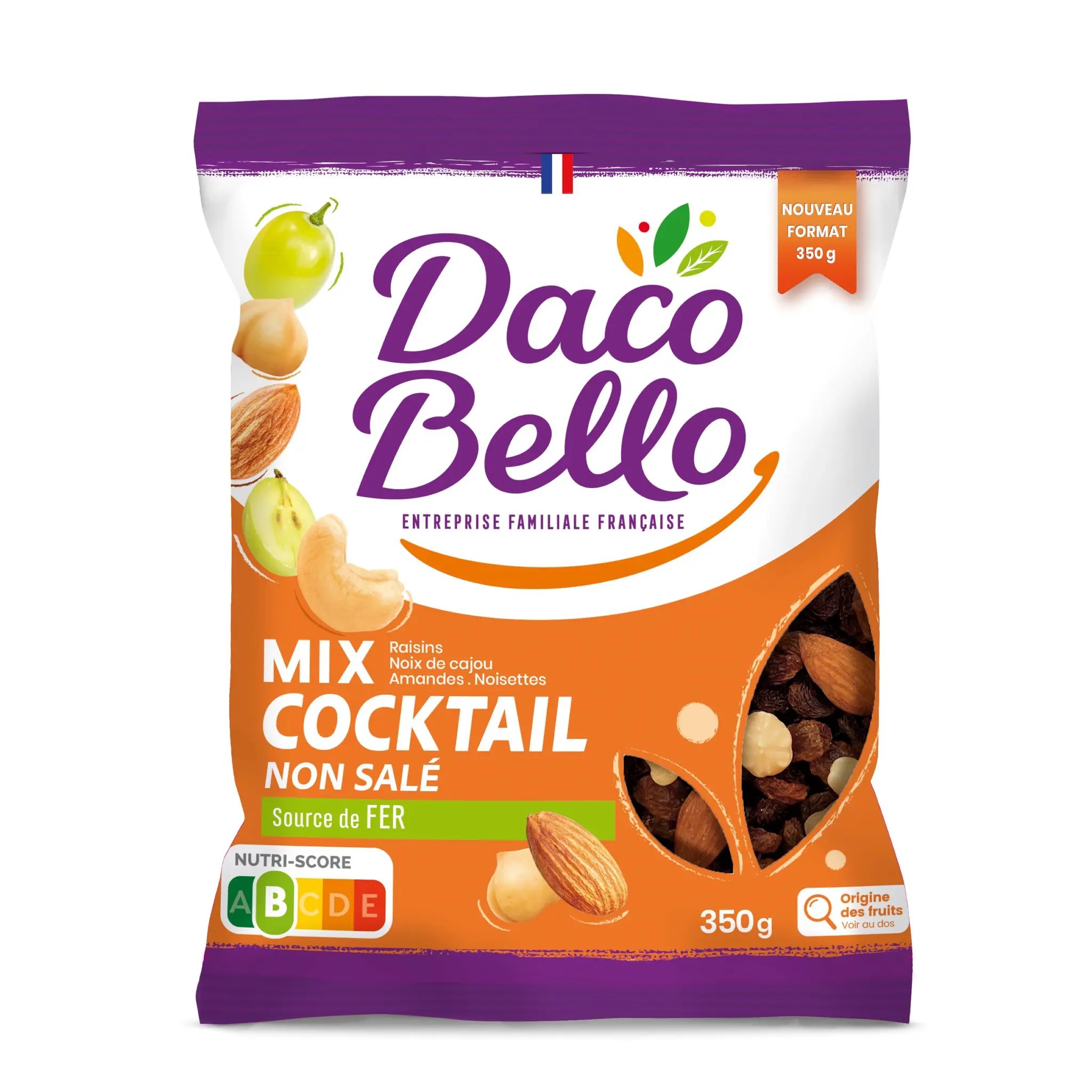 DACO BELLO Fruits secs Mix cocktail non salé