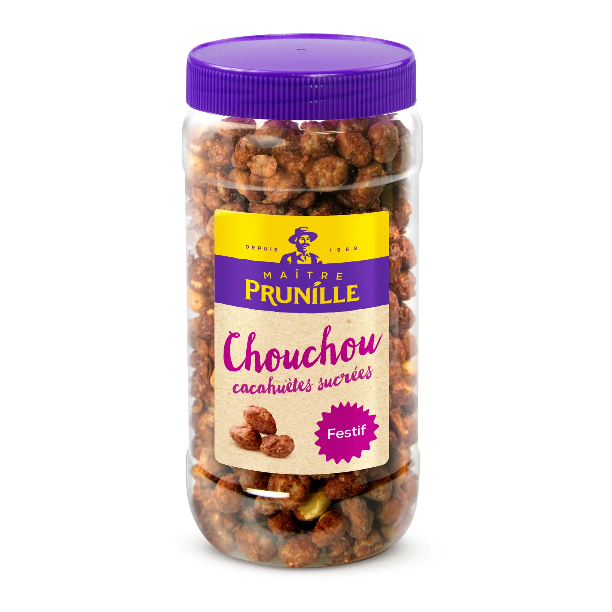 MAITRE PRUNILLE Chouchou cacahuètes sucrées