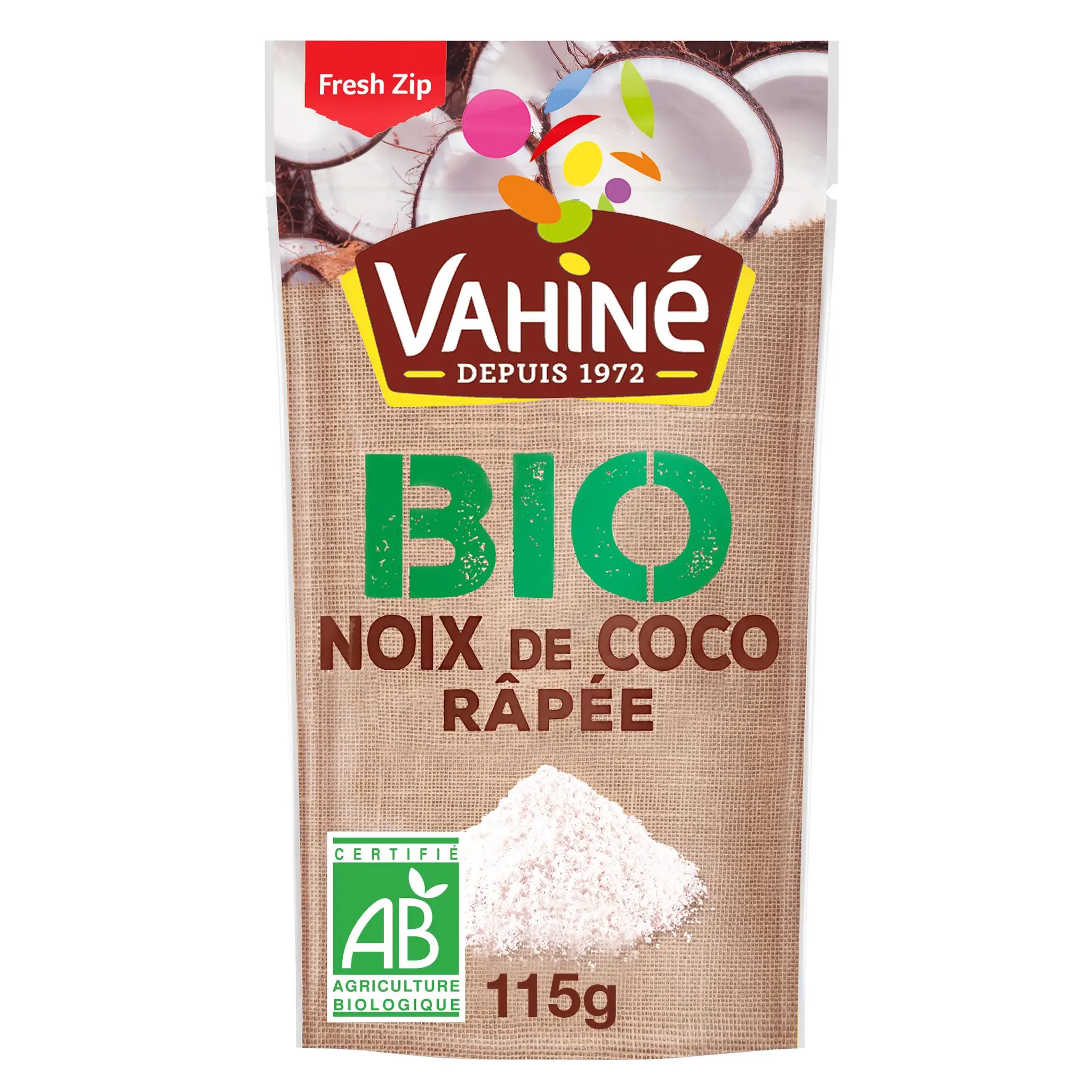 VAHINE Noix de coco bio rapée