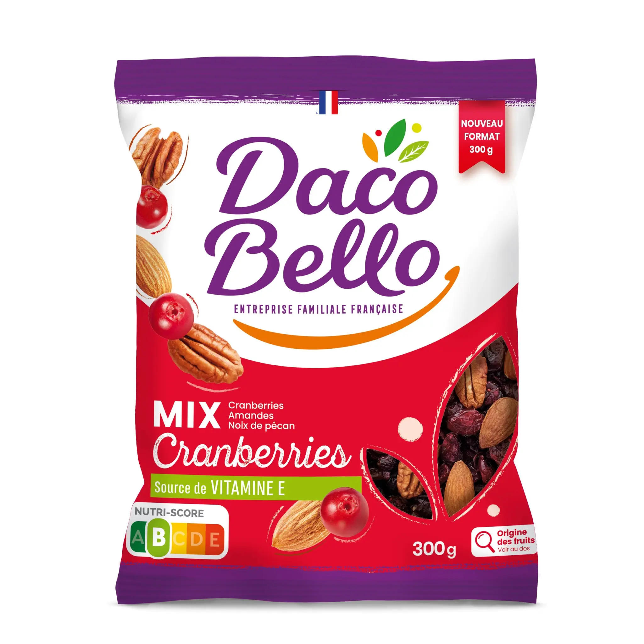 DACO BELLO Fruits secs Mix cranberries