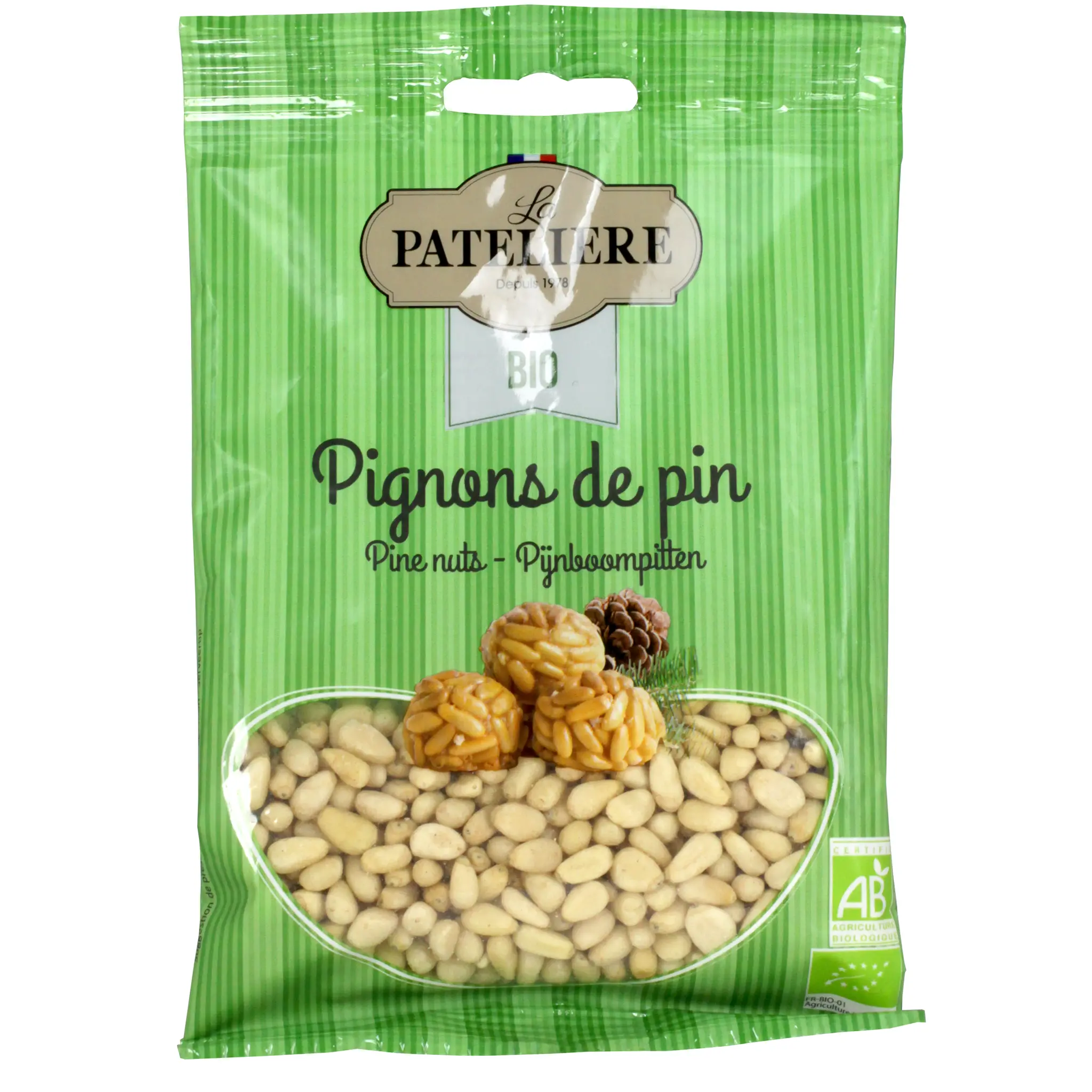LA PATELIERE Pignons de pin bio