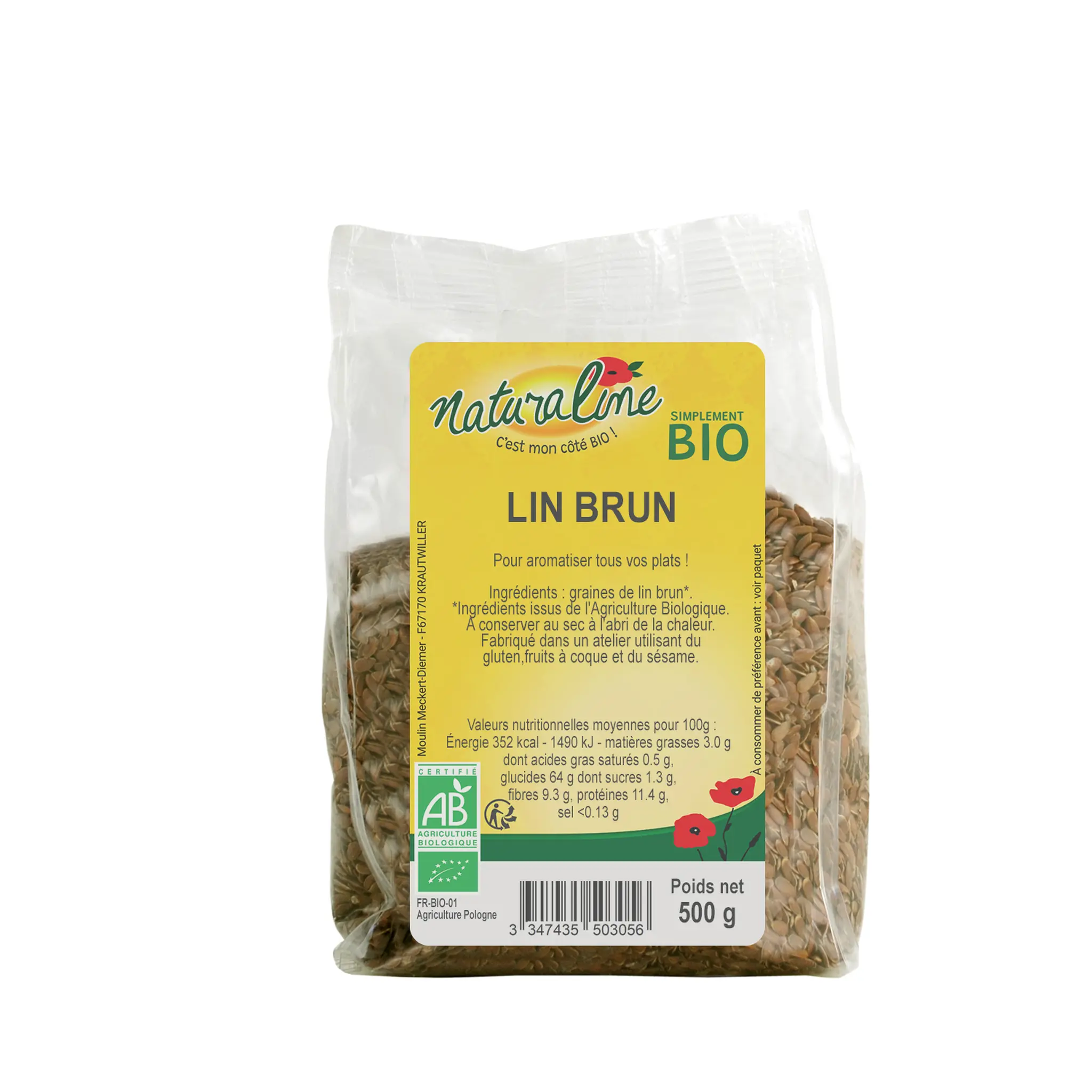 NATURALINE Graine de lin brun bio