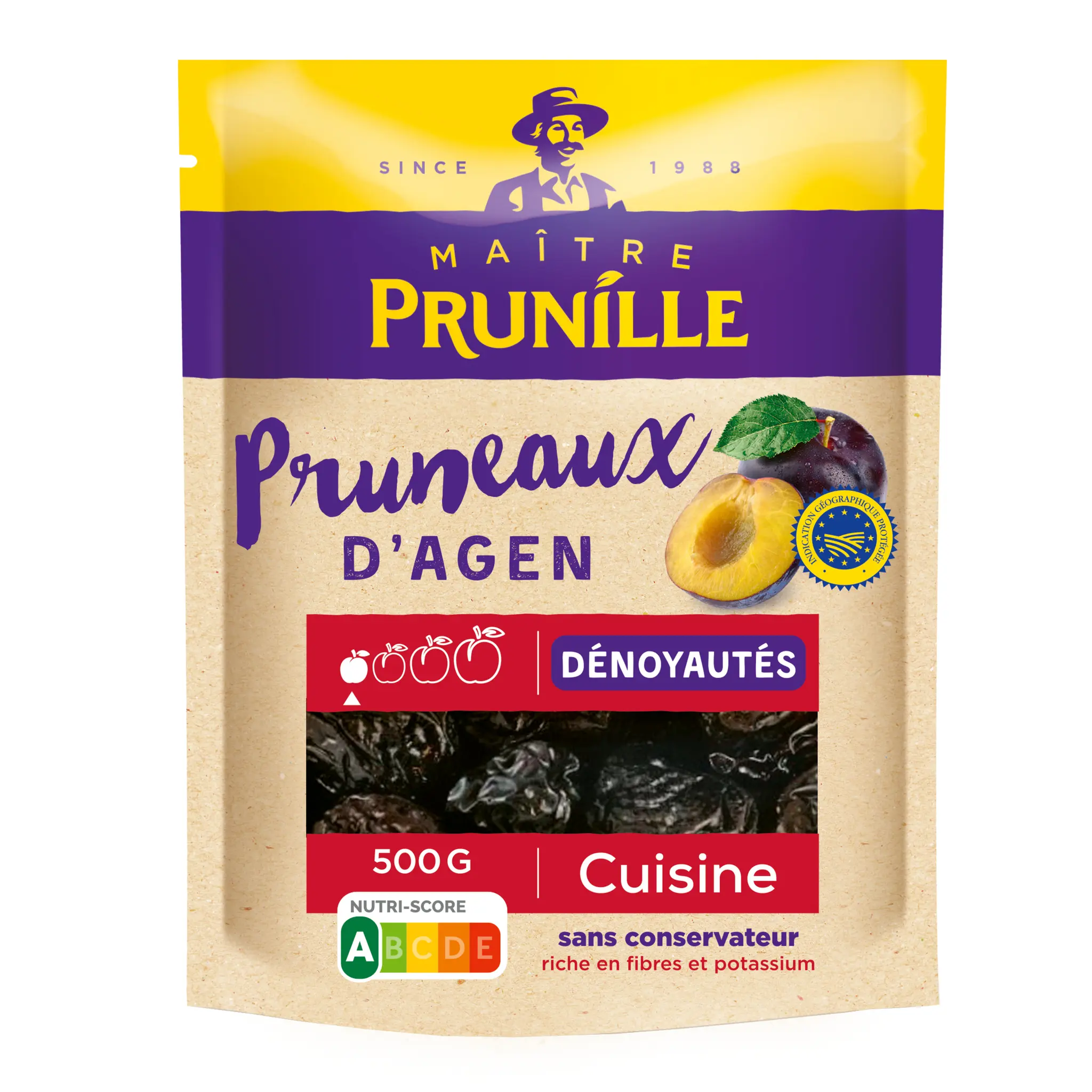 MAITRE PRUNILLE Pruneaux d'Agen dénoyautés IGP