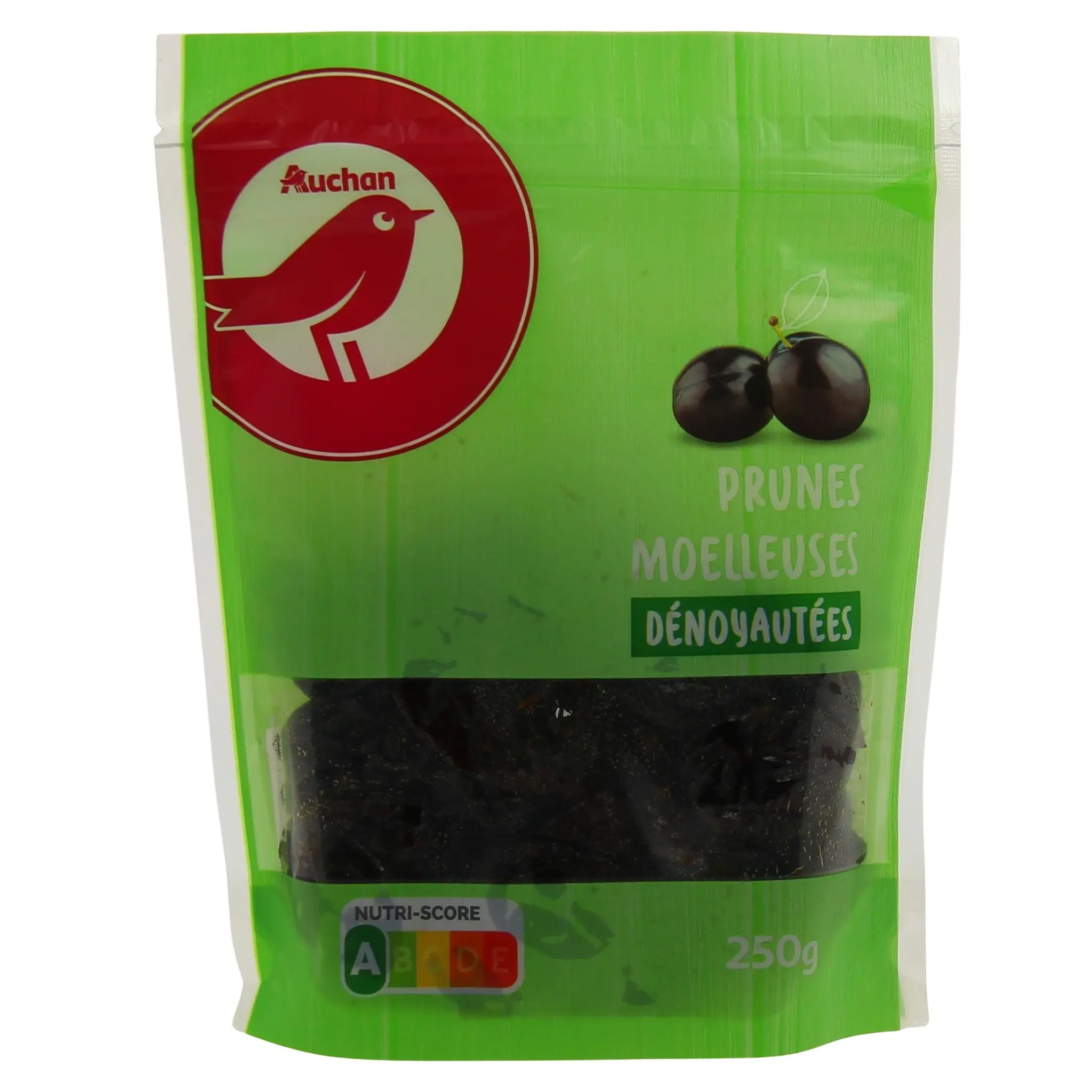 AUCHAN Prunes moelleuses dénoyautées