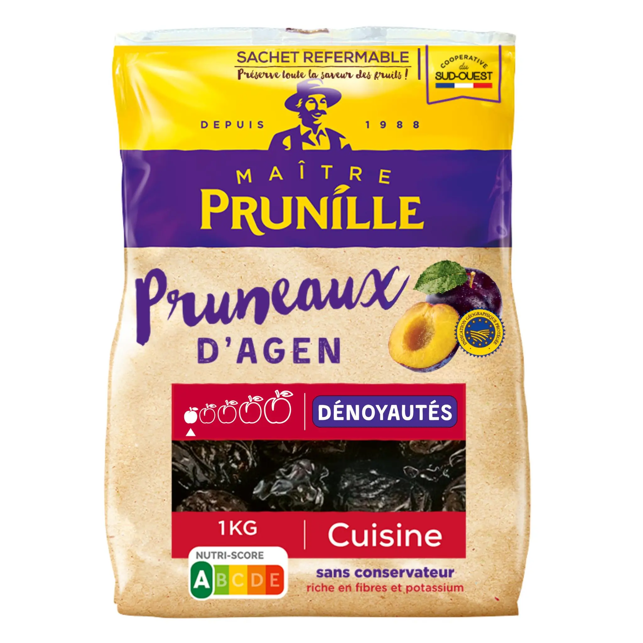 MAITRE PRUNILLE Pruneaux d'Agen dénoyautés