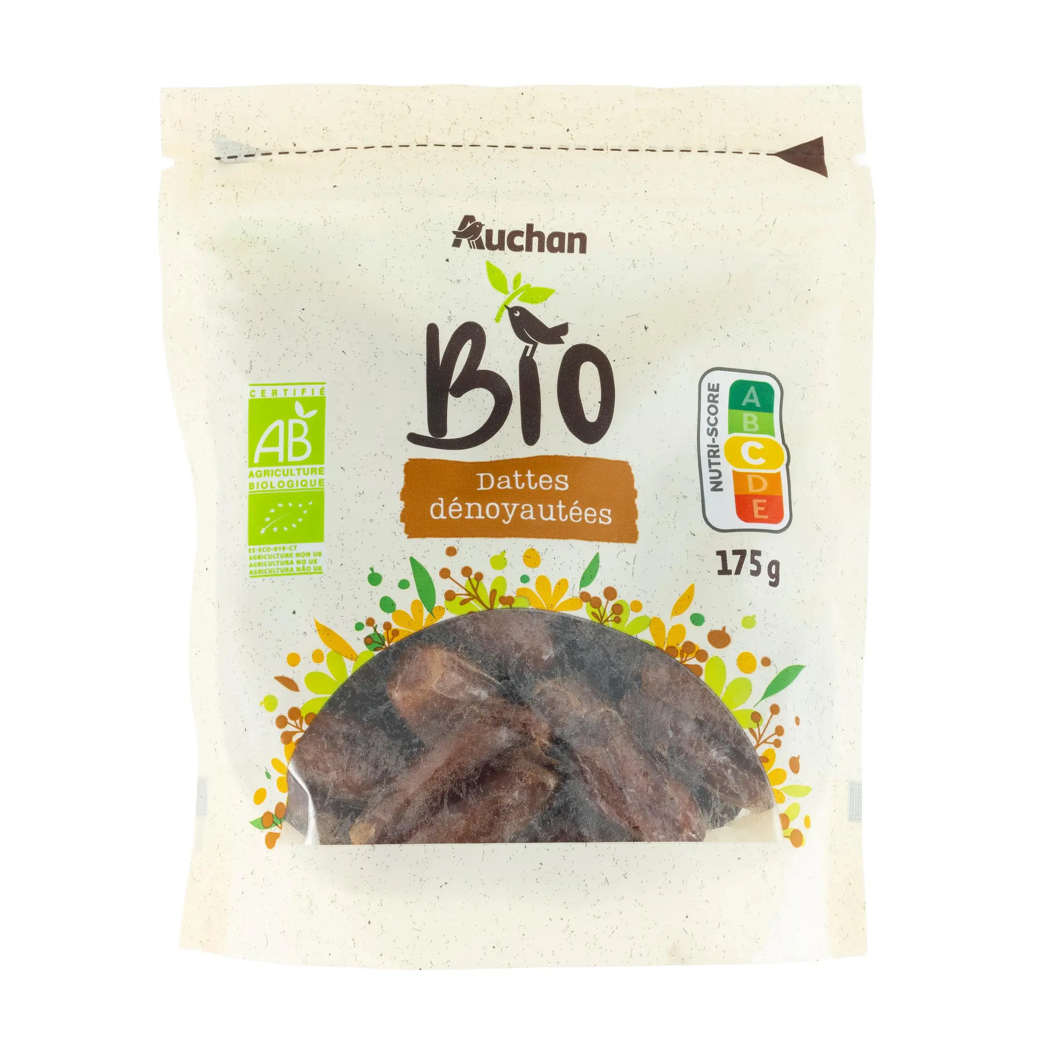 AUCHAN BIO Dattes dénoyautées bio