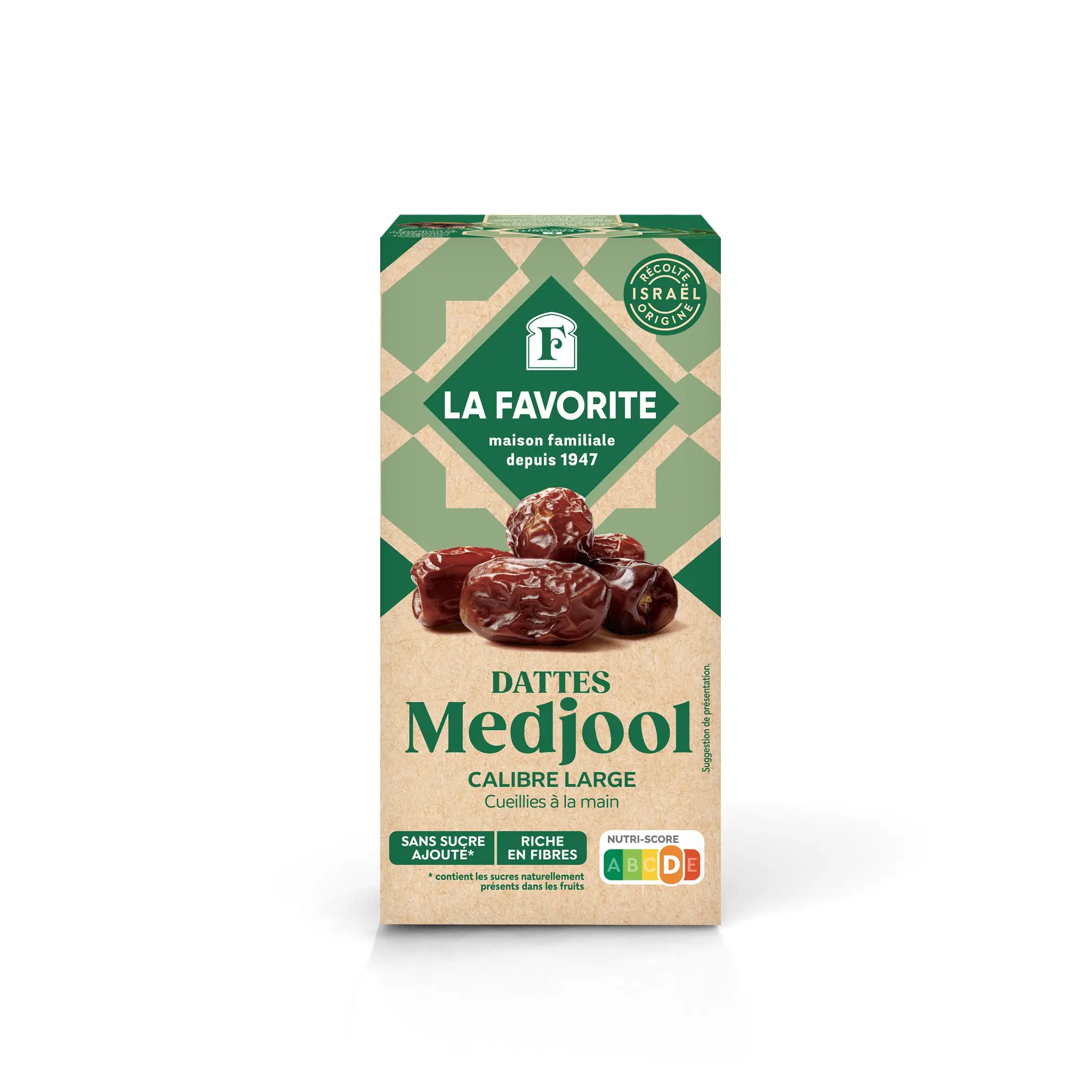 LA FAVORITE Dattes Medjool calibre large sans sucre ajouté