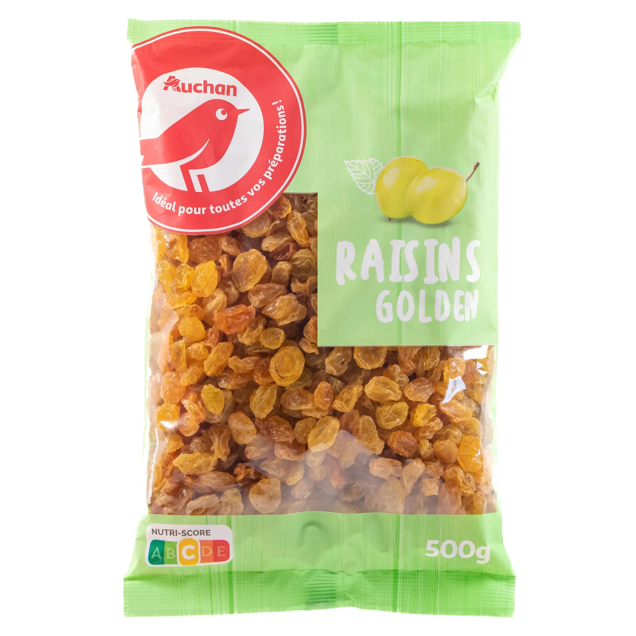 AUCHAN Raisins secs golden