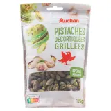 AUCHAN Pistaches décortiquées grillées