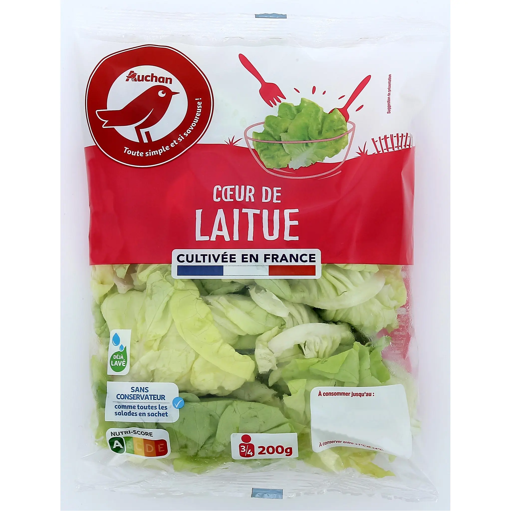 AUCHAN Cœur de laitue