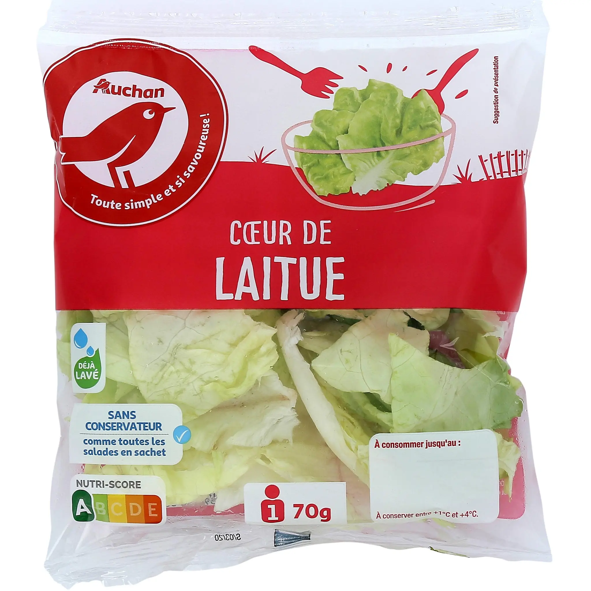 AUCHAN Cœur de laitue