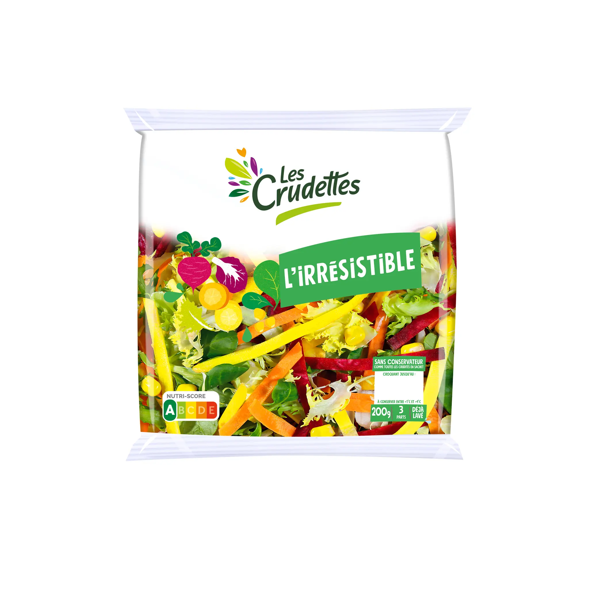 LES CRUDETTES Mélange l'irrésistible
