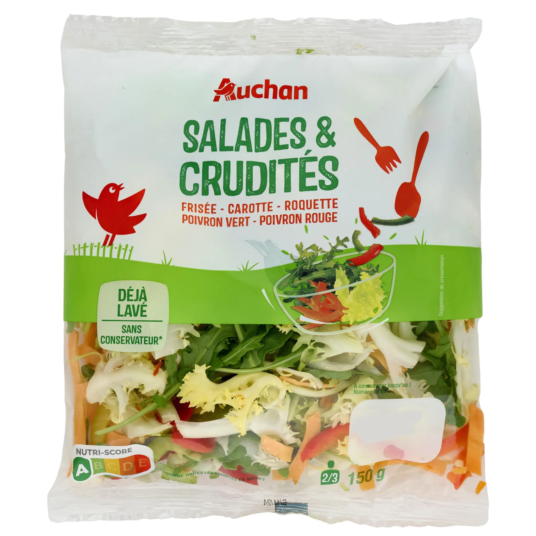 AUCHAN Salades et crudités