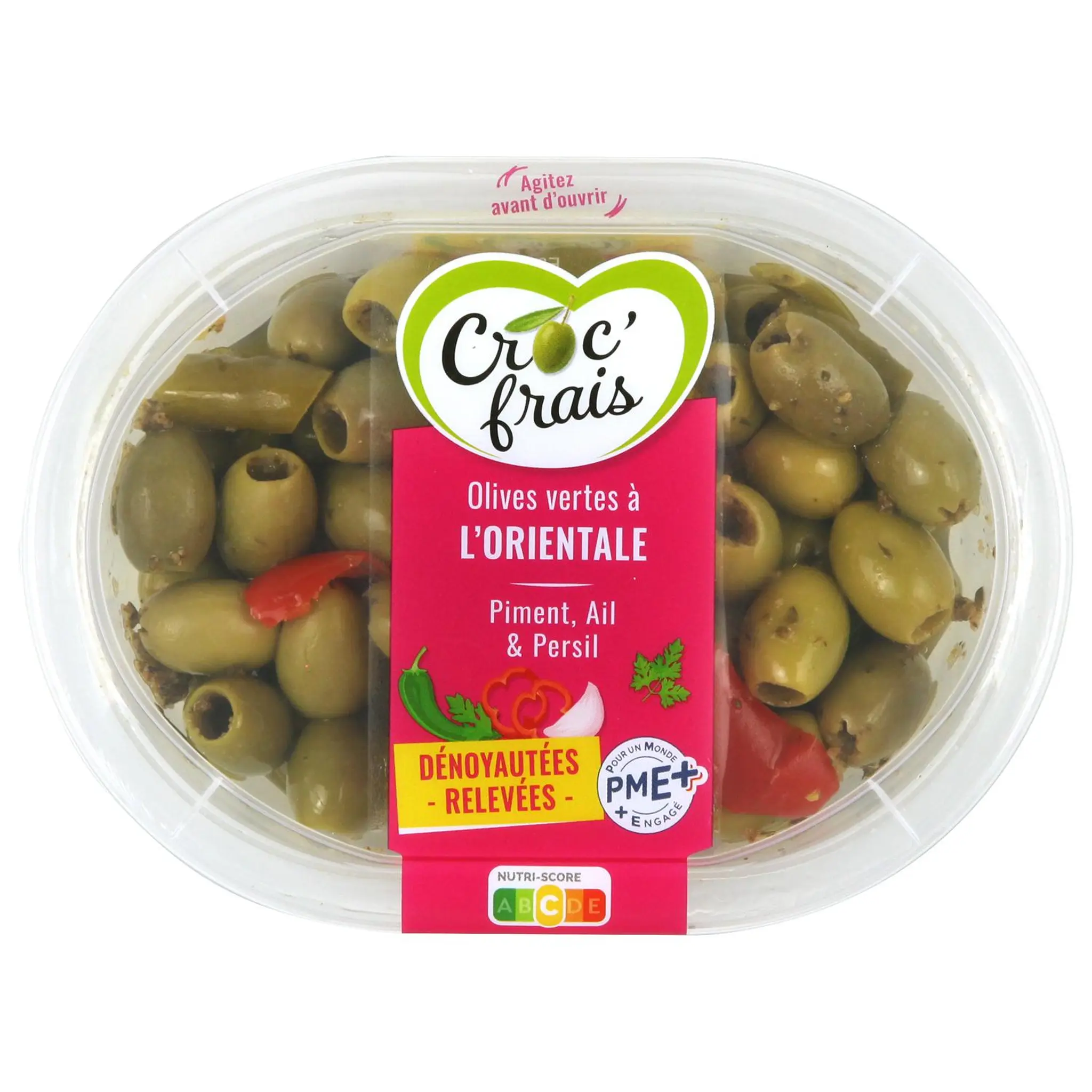 CROC'FRAIS Olives dénoyautées à l'orientale