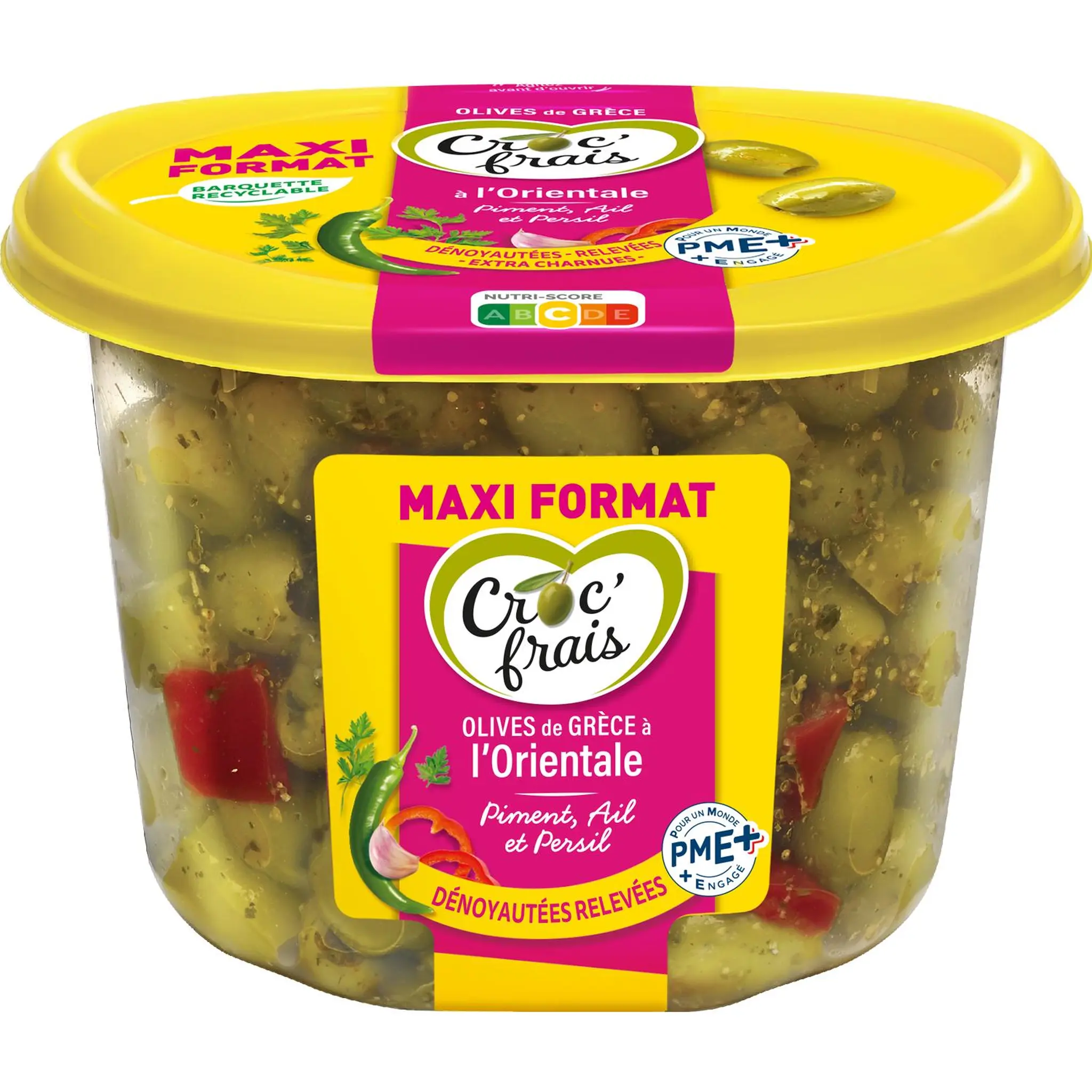 CROC'FRAIS Olives dénoyautées à l'orientale
