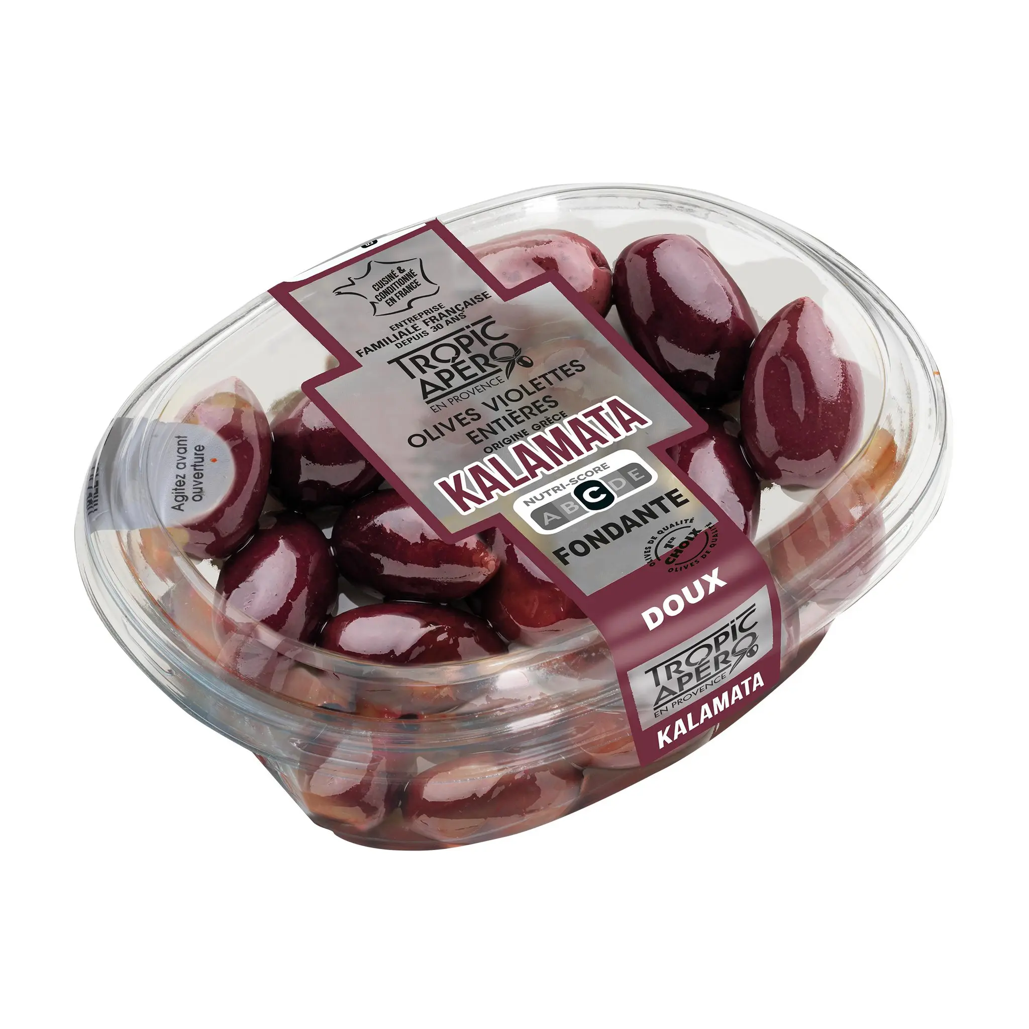 TROPIC APERO Olives violettes entières Kalamata