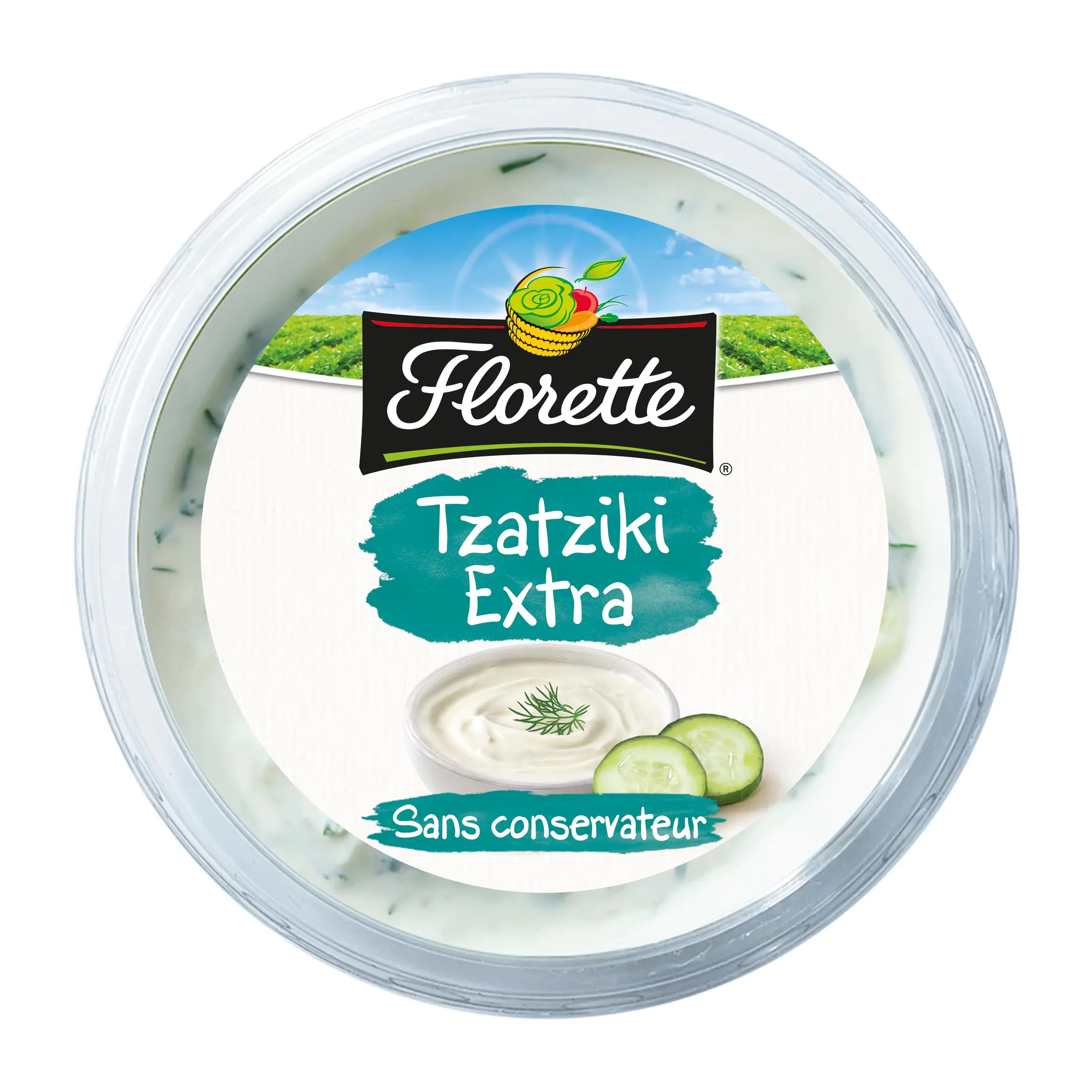 FLORETTE Tzatziki extra au yaourt à la grecque