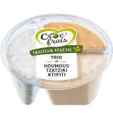 CROC'FRAIS Trio houmous tzatziki ktipiti