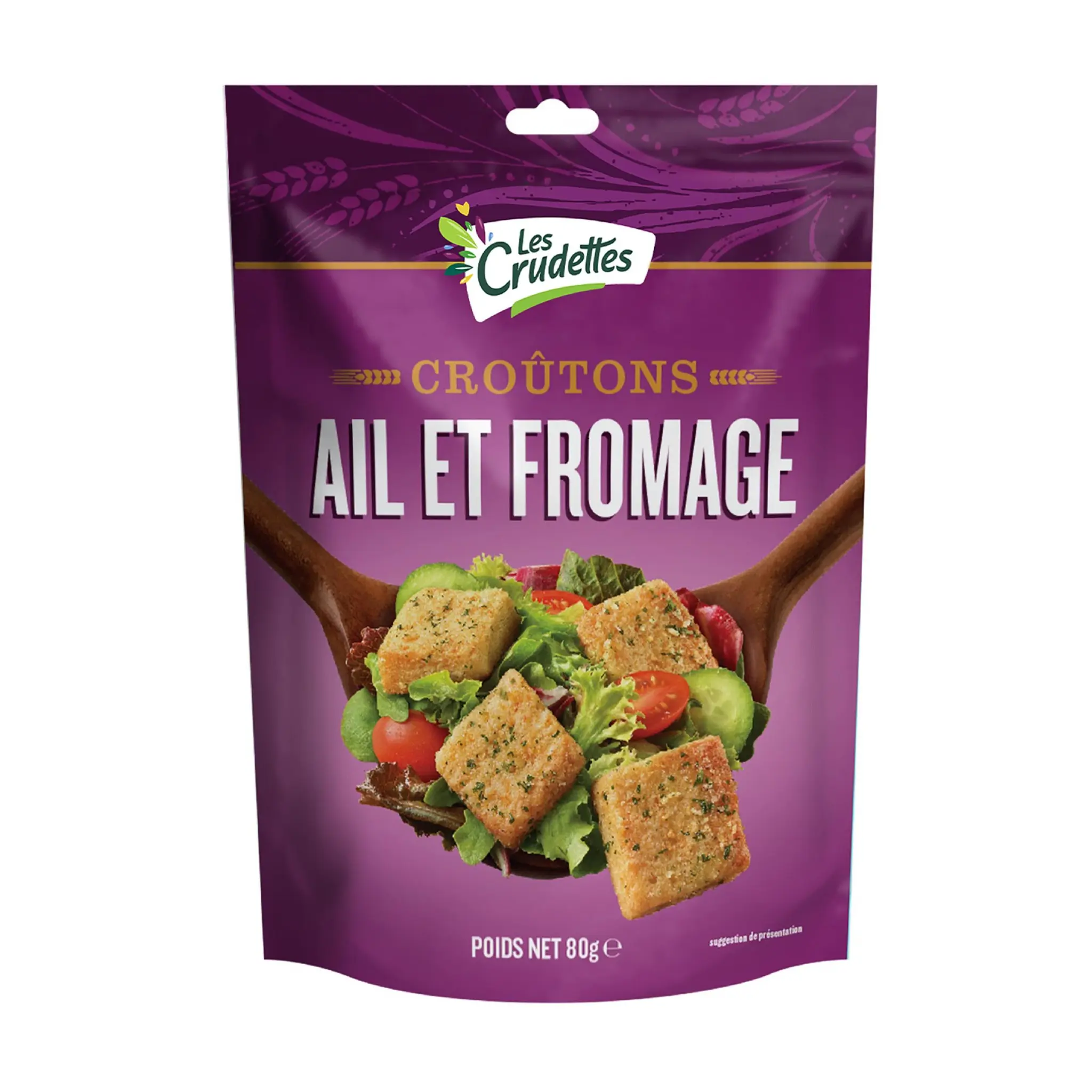 LES CRUDETTES Croûtons ail et fromage